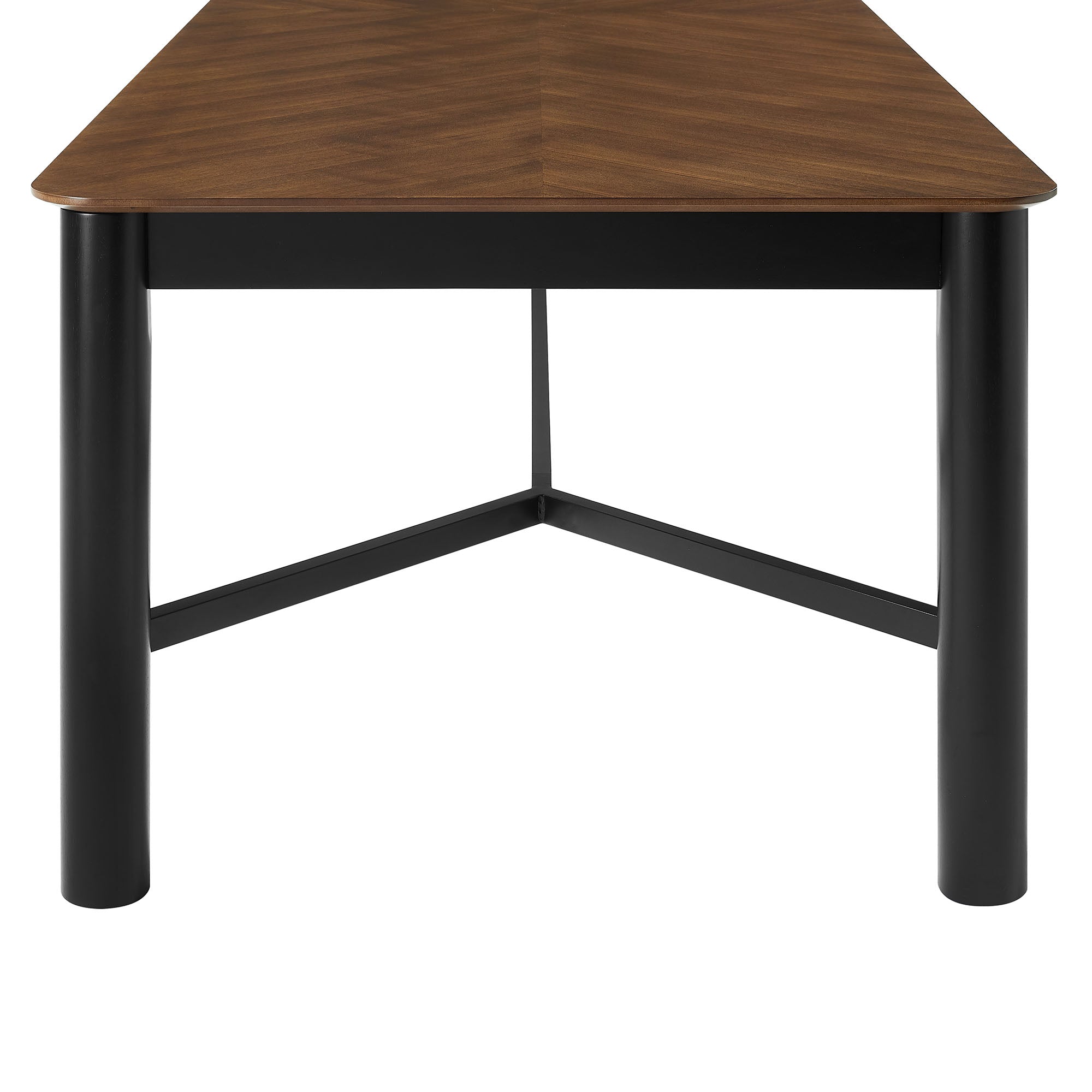 Ashlan 110" Rectangle Dining Table, Walnut