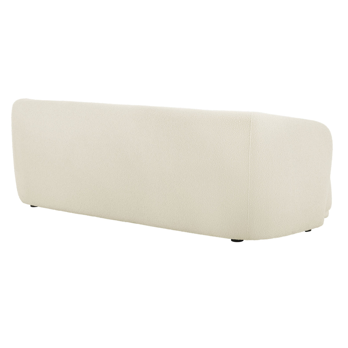 Monica 88 Inch Boucle Fabric Sofa, Cream