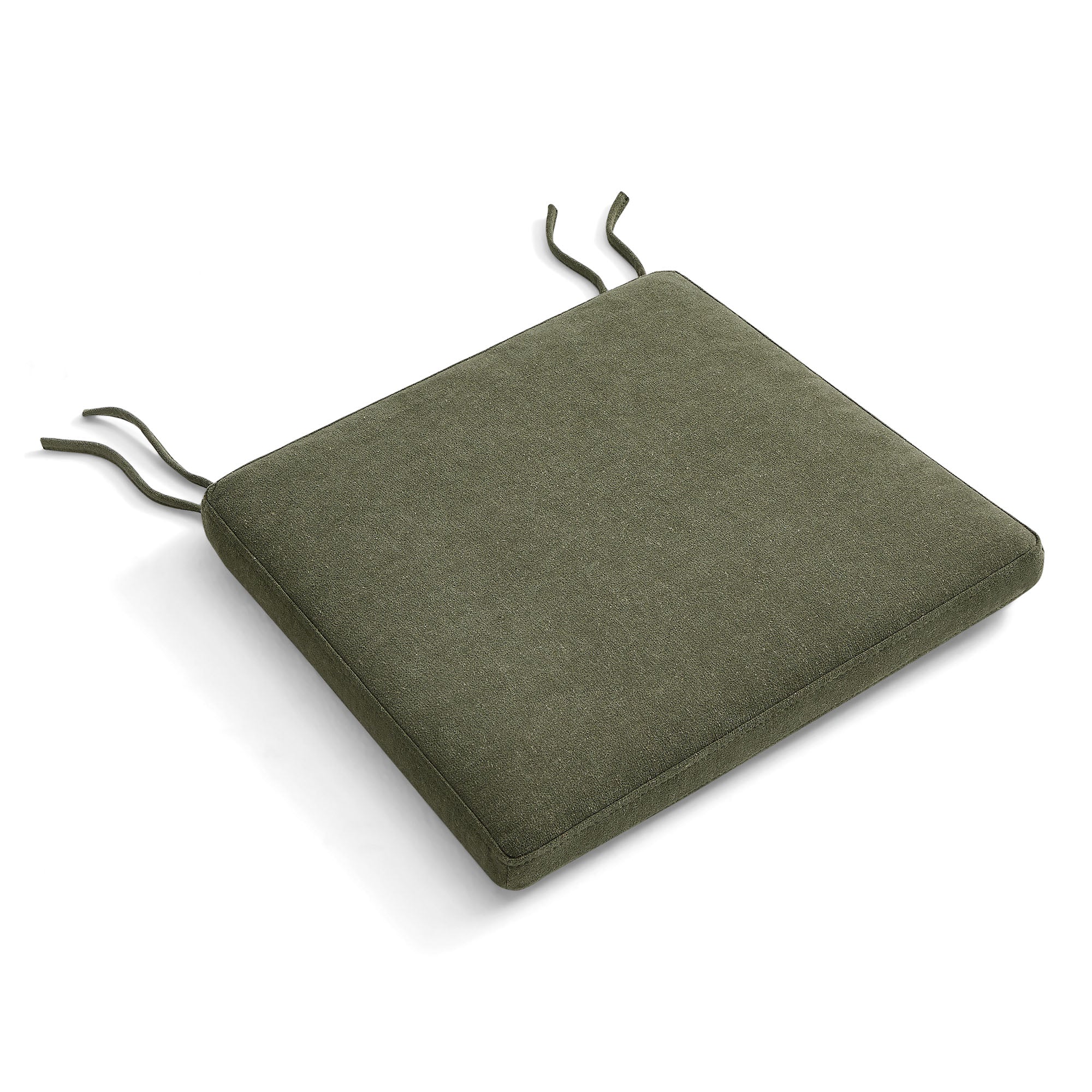 Jax Fabric Dining Chair Seat Cushion, Sage
