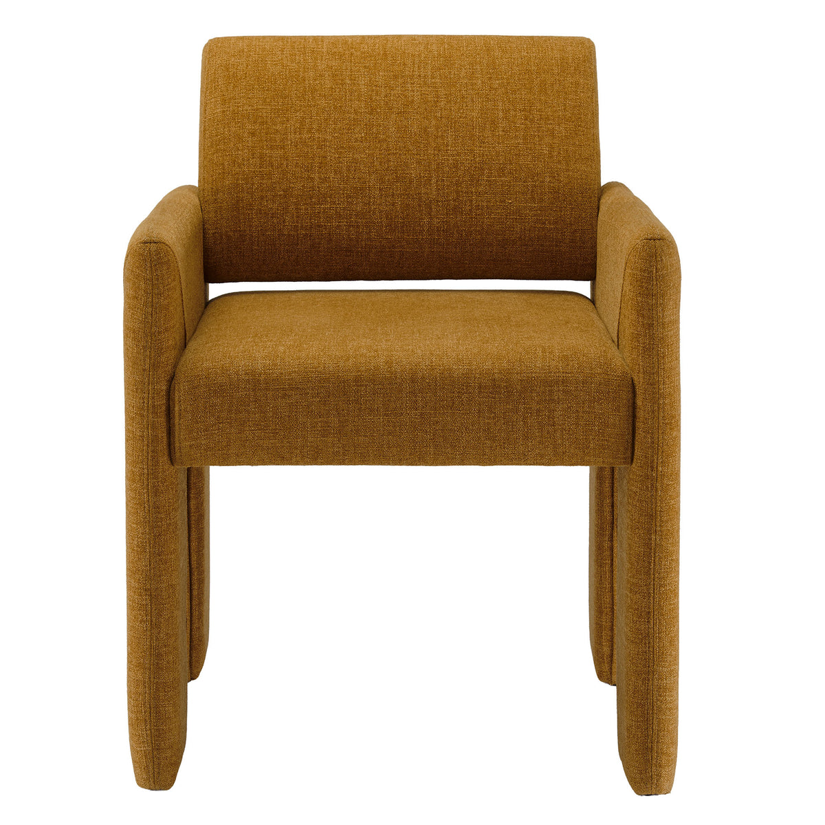 Daven Fabric Upholstered Dining Chair, Copper
