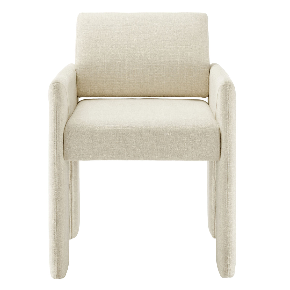 Daven Fabric Upholstered Dining Chair, Ecru