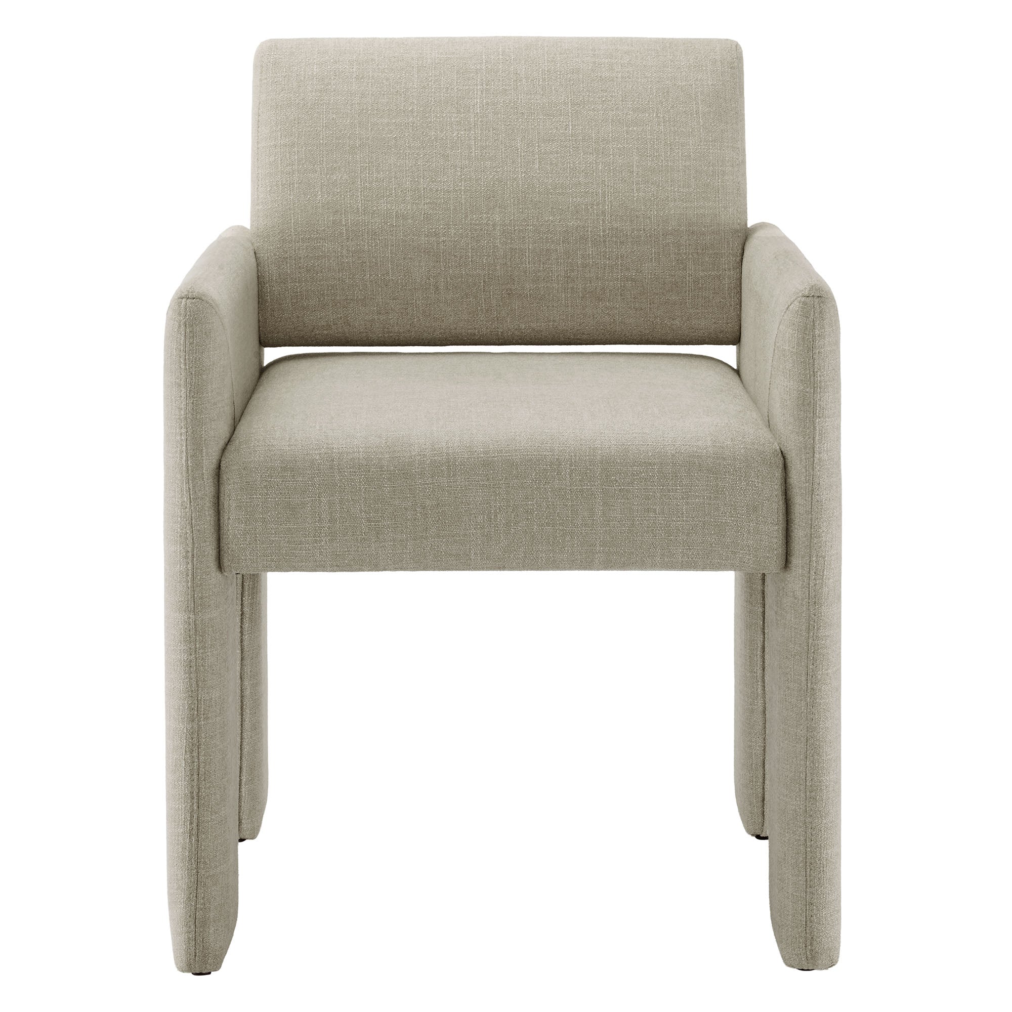 Daven Fabric Upholstered Dining Chair, Linen