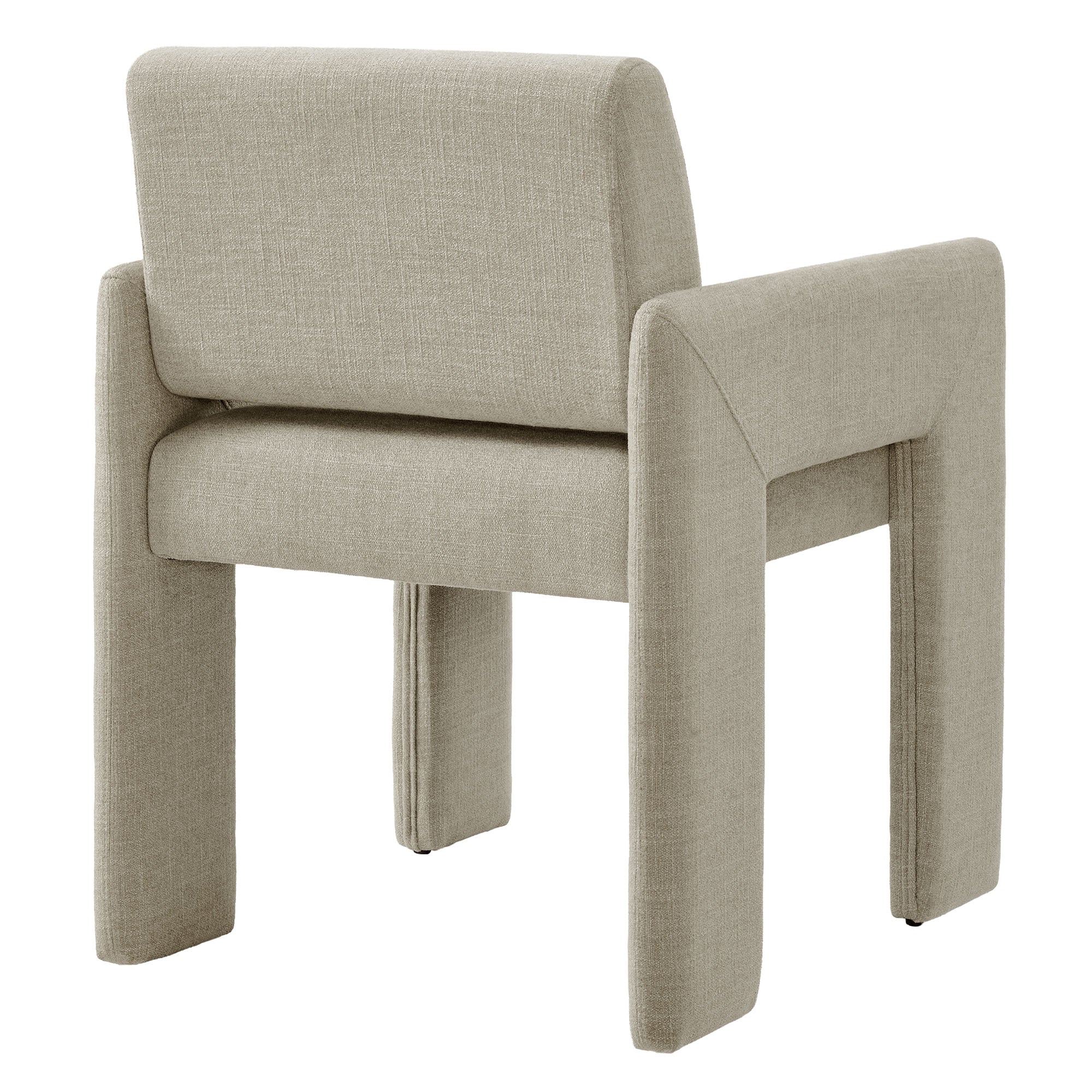 Daven Fabric Upholstered Dining Chair, Linen