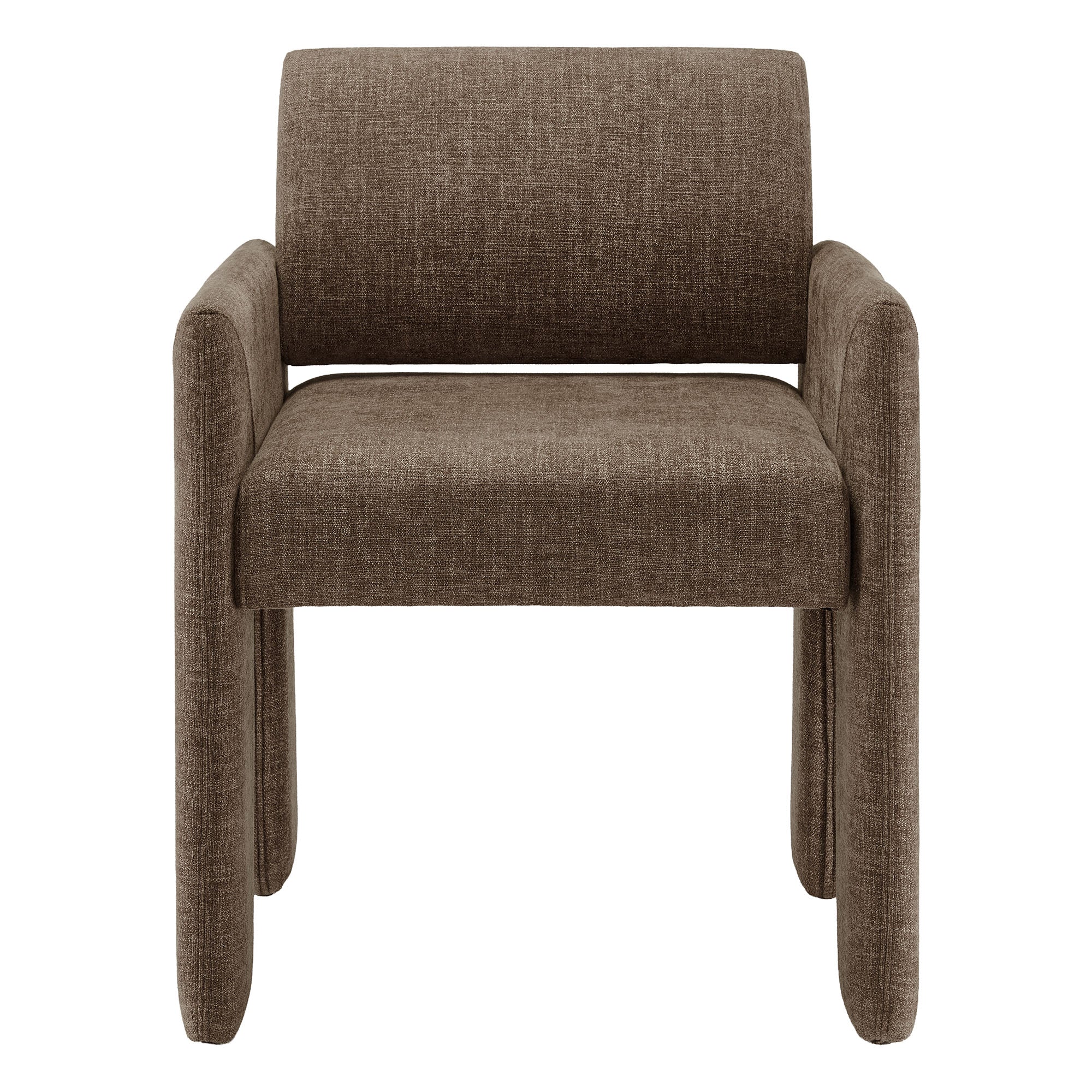 Daven Fabric Upholstered Dining Chair, Mocha