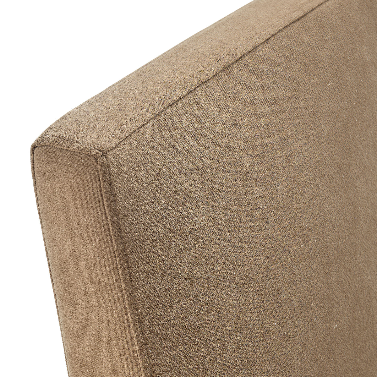 Tessera Upholstered Linen-Blend Slipcovered Dining Chair, Almond