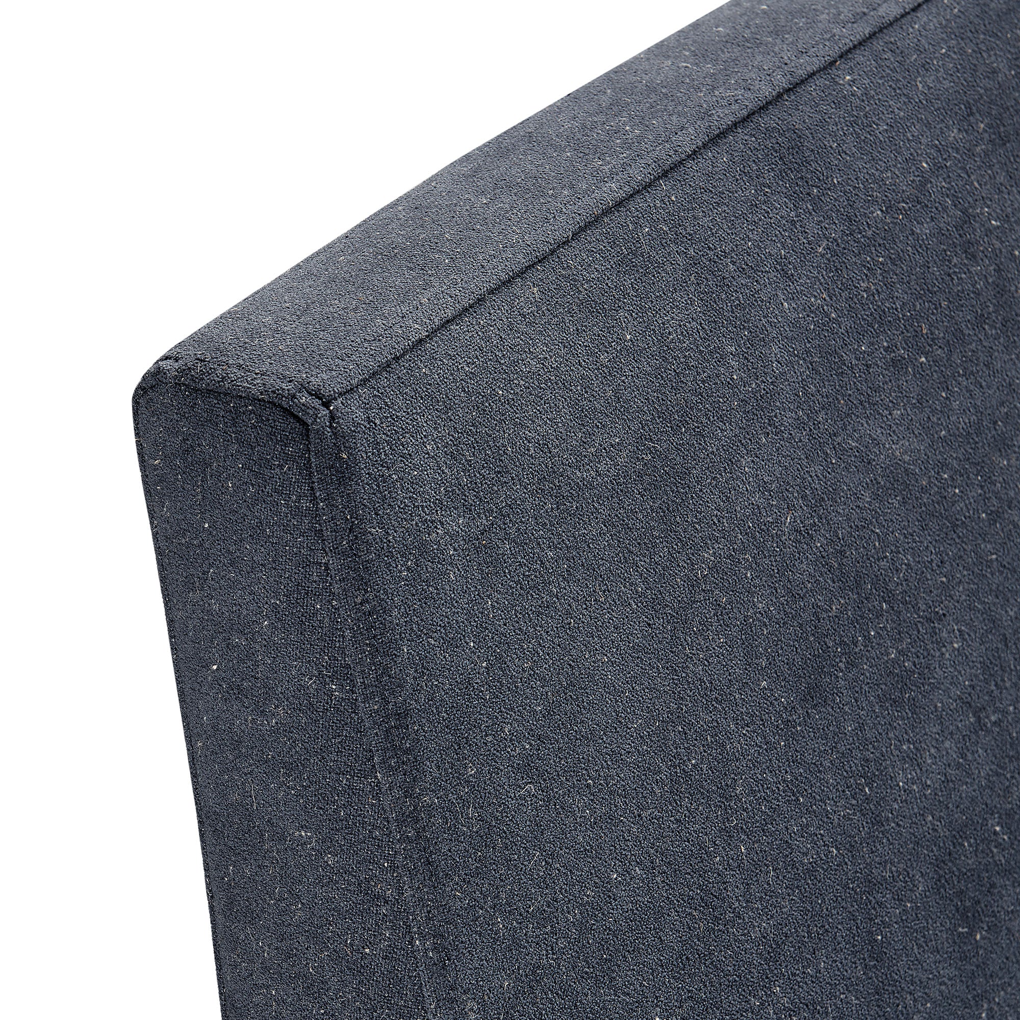 Tessera Upholstered Linen-Blend Slipcovered Dining Chair, Denim