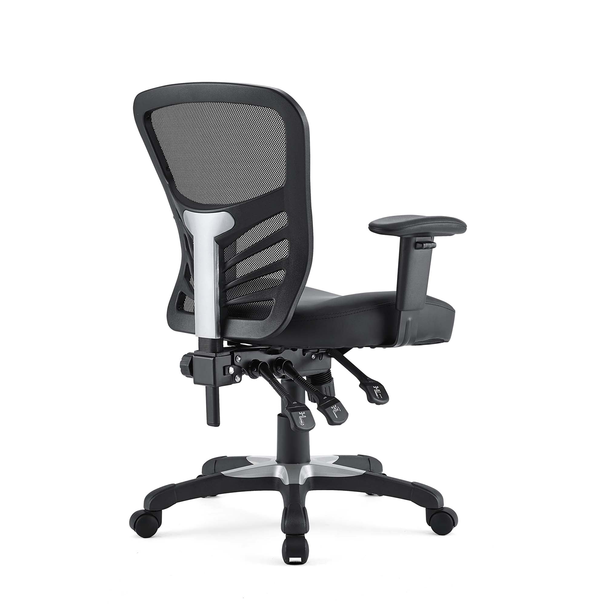 Articulate Vinyl Office Chair, Black