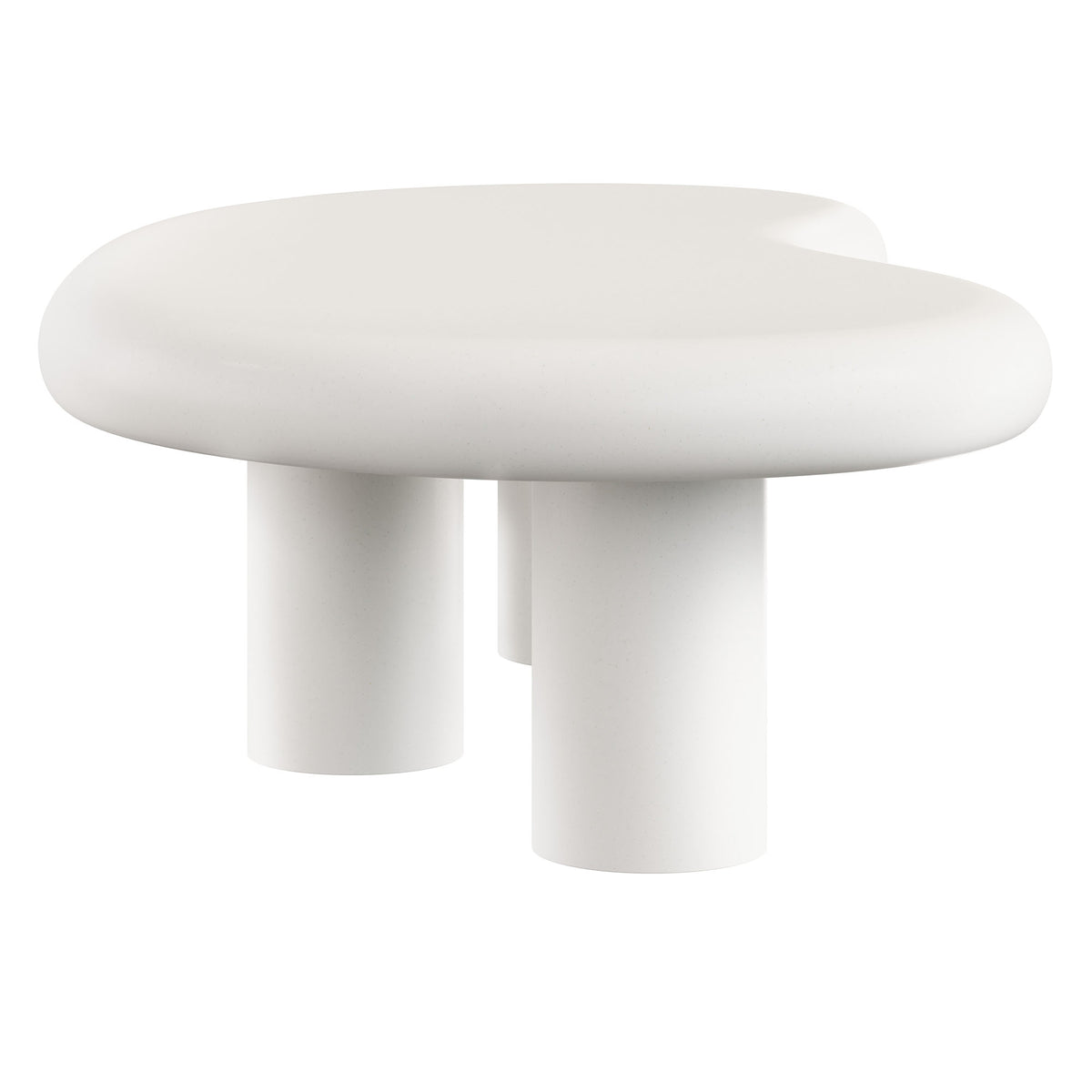 Elowen Outdoor Patio Coffee Table, White