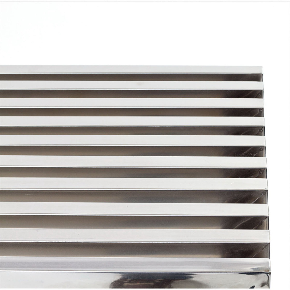 Gridiron Console Table, Silver