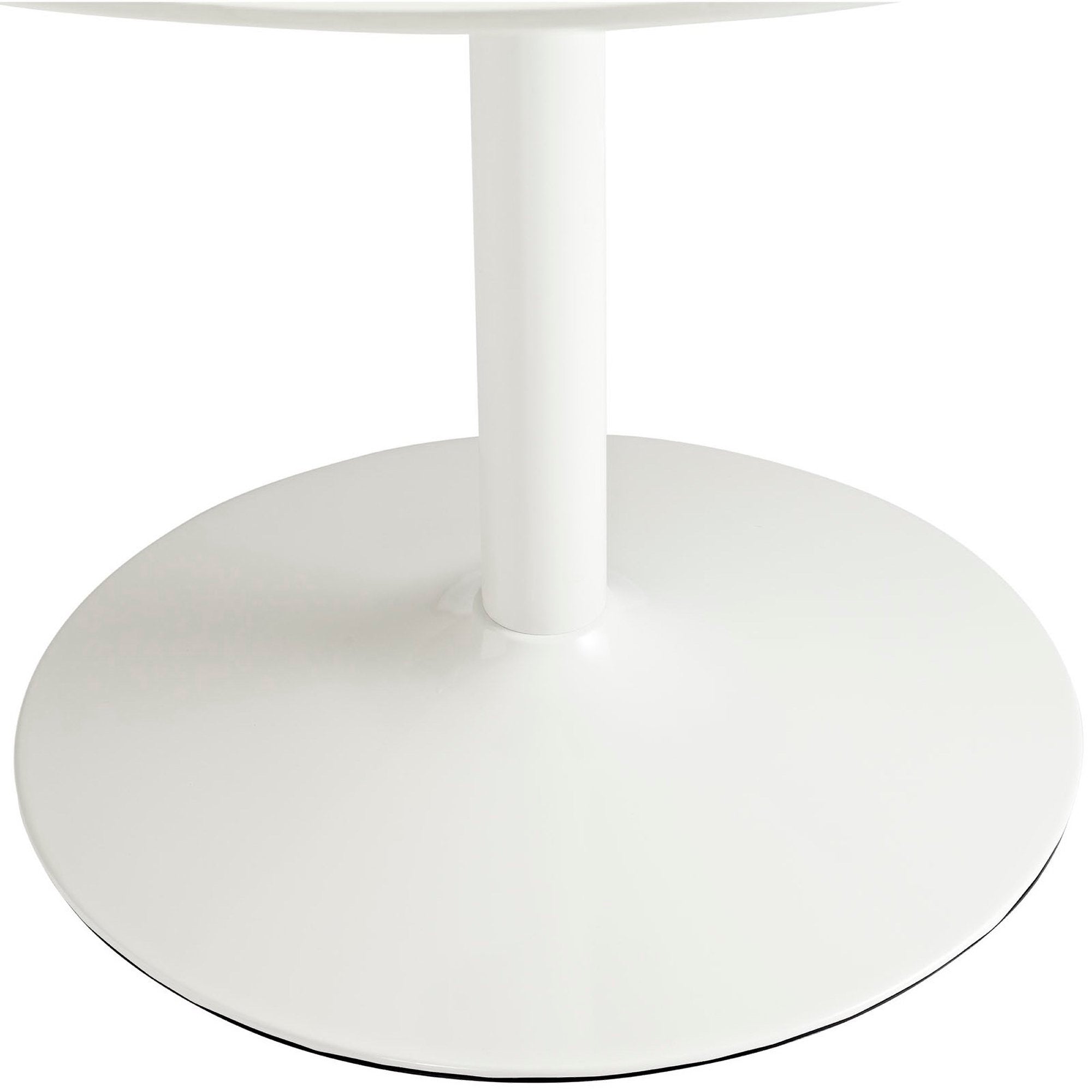 Revolve Round Wood Dining Table, White
