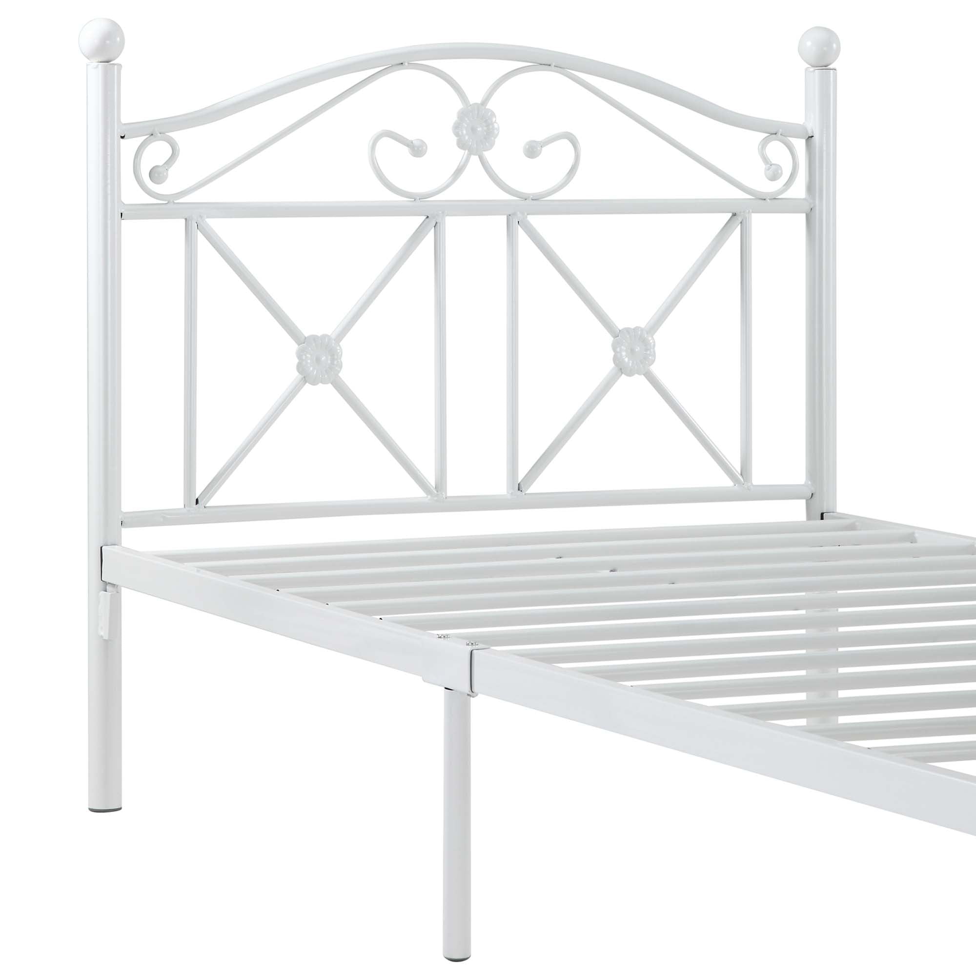 Cottage White Twin Bed