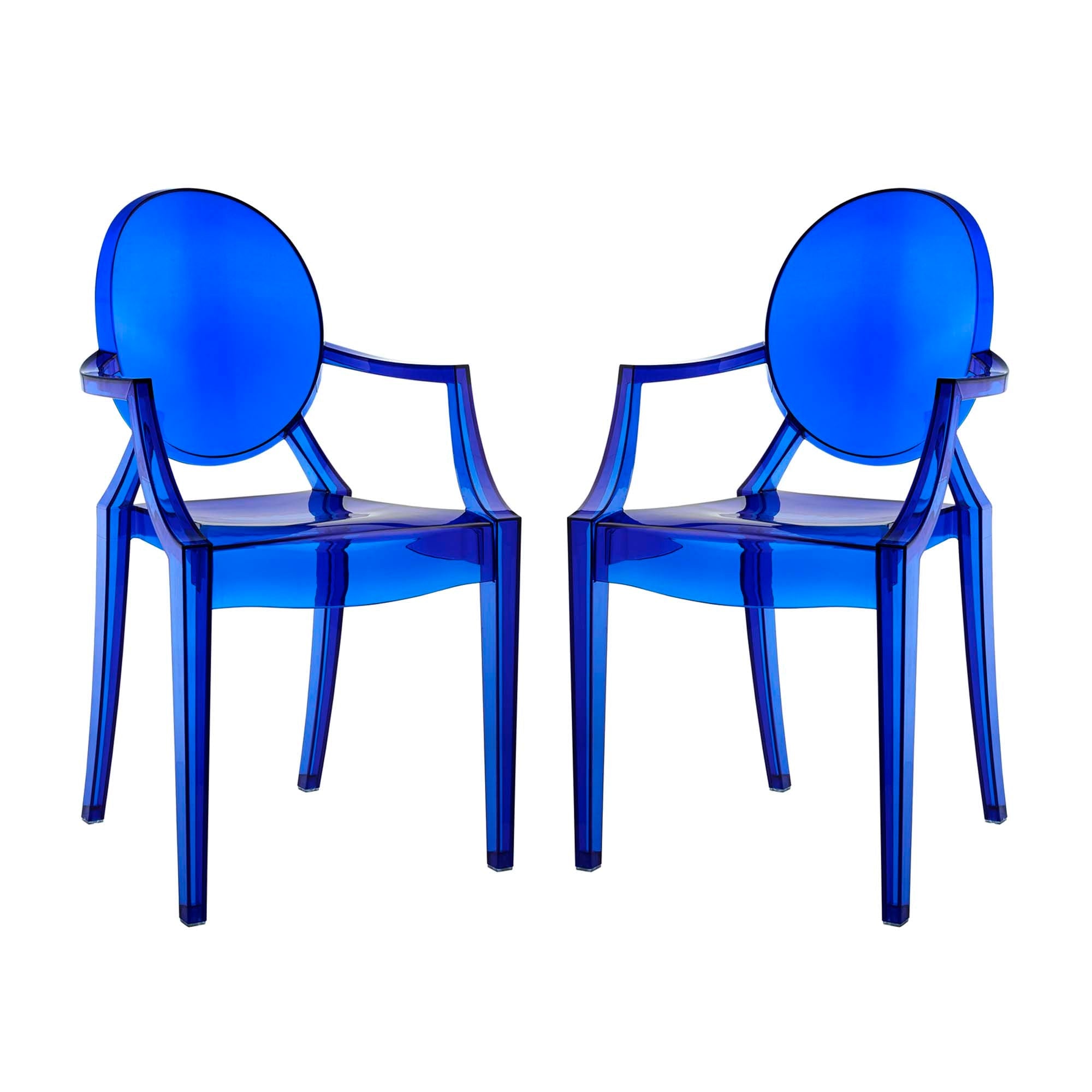 Casper Dining Armchairs Set of 2, Blue