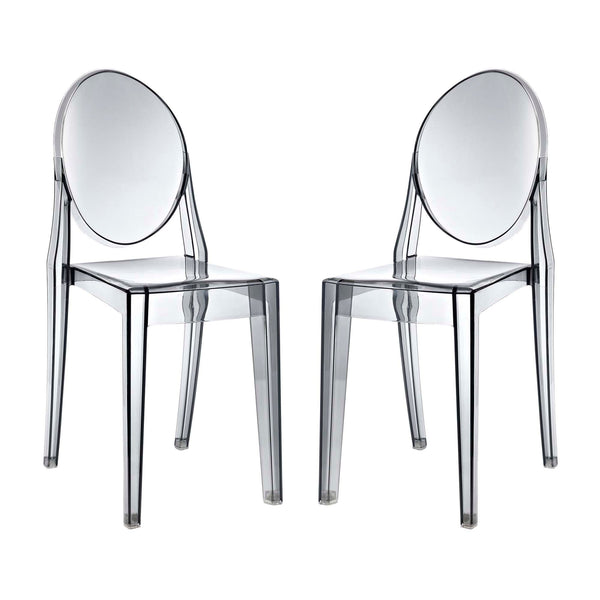 Casper Dining Chairs Set of 2, Smoke