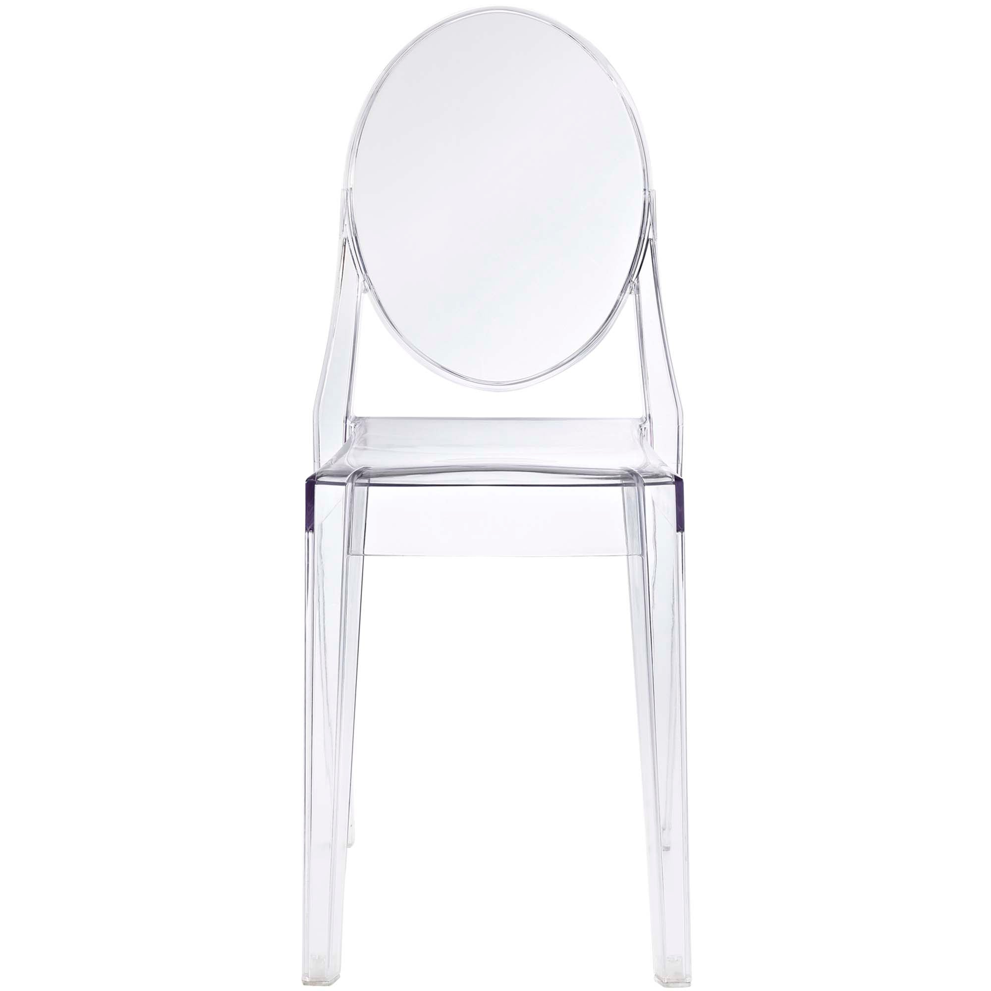 Casper Dining Chairs Set of 4, Clear