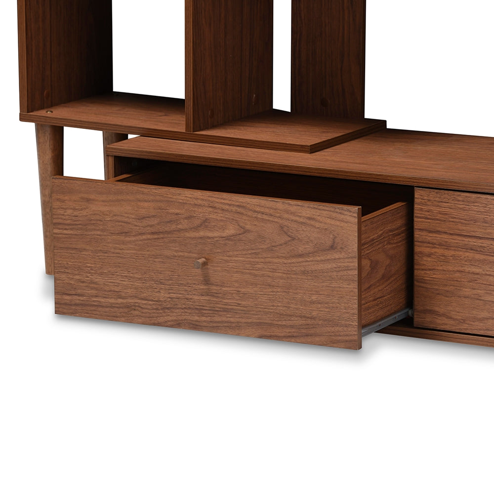 Haversham Mid-century Retro Modern TV Stand Entertainment Center and Display Unit
