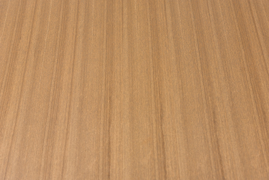 Flora Mid-Century Modern French "Oak" Light Brown Finishing Wood Dining Table