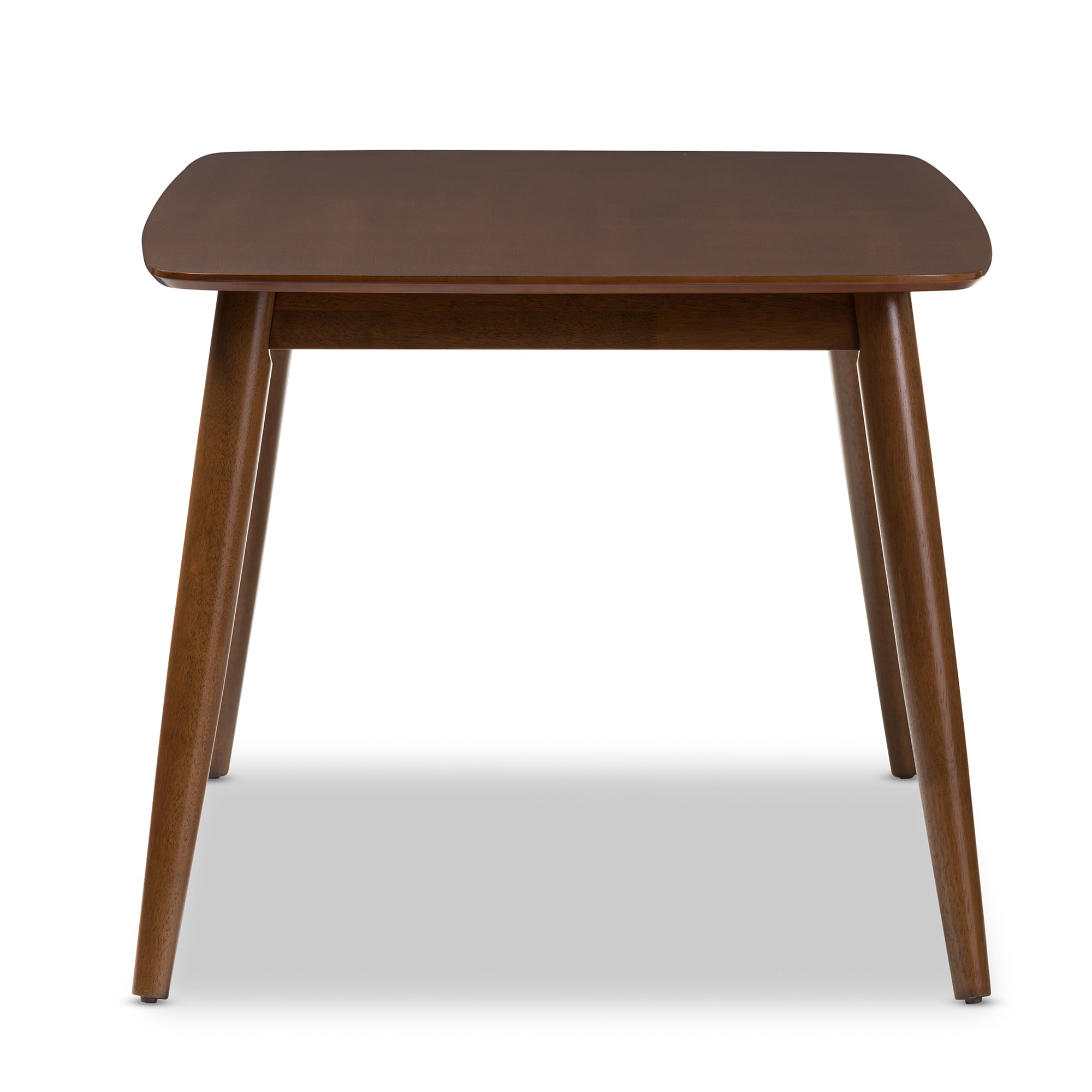 Flora Mid-Century Modern "Oak" Medium Brown Finishing Wood Dining Table