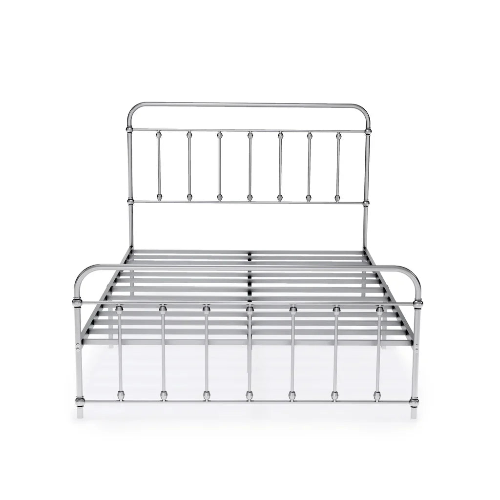 Galvin garland-full-bed-frame-with-6-metal-legs-magnificent-bed-frame-in-powder-coating-silver-color