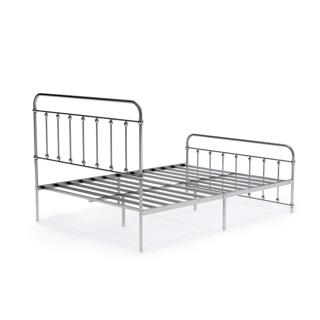 Galvin garland-full-bed-frame-with-6-metal-legs-magnificent-bed-frame-in-powder-coating-silver-color
