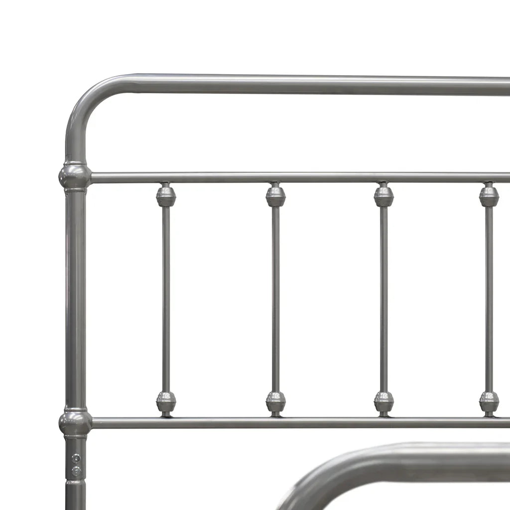 Galvin garland-full-bed-frame-with-6-metal-legs-magnificent-bed-frame-in-powder-coating-silver-color