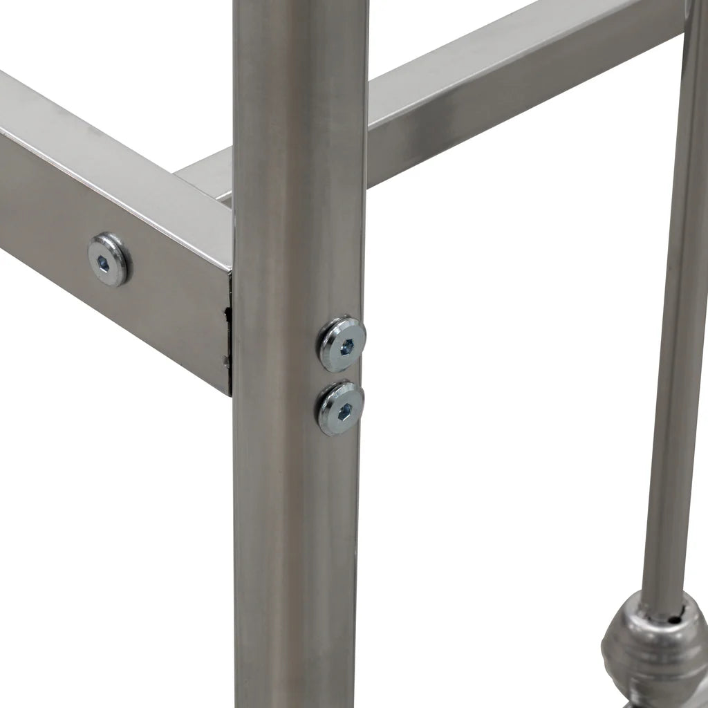 Garland Full Bed Frame with 6 Metal Legs - Magnificent Bed Frame in Powder Coating Silver Color