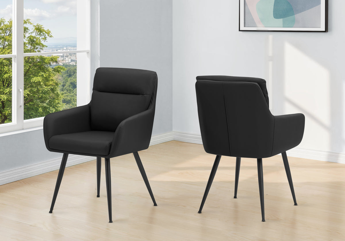 Lucy - Dining Chair 34" Height Set Of 2 Upholstered Side Dining