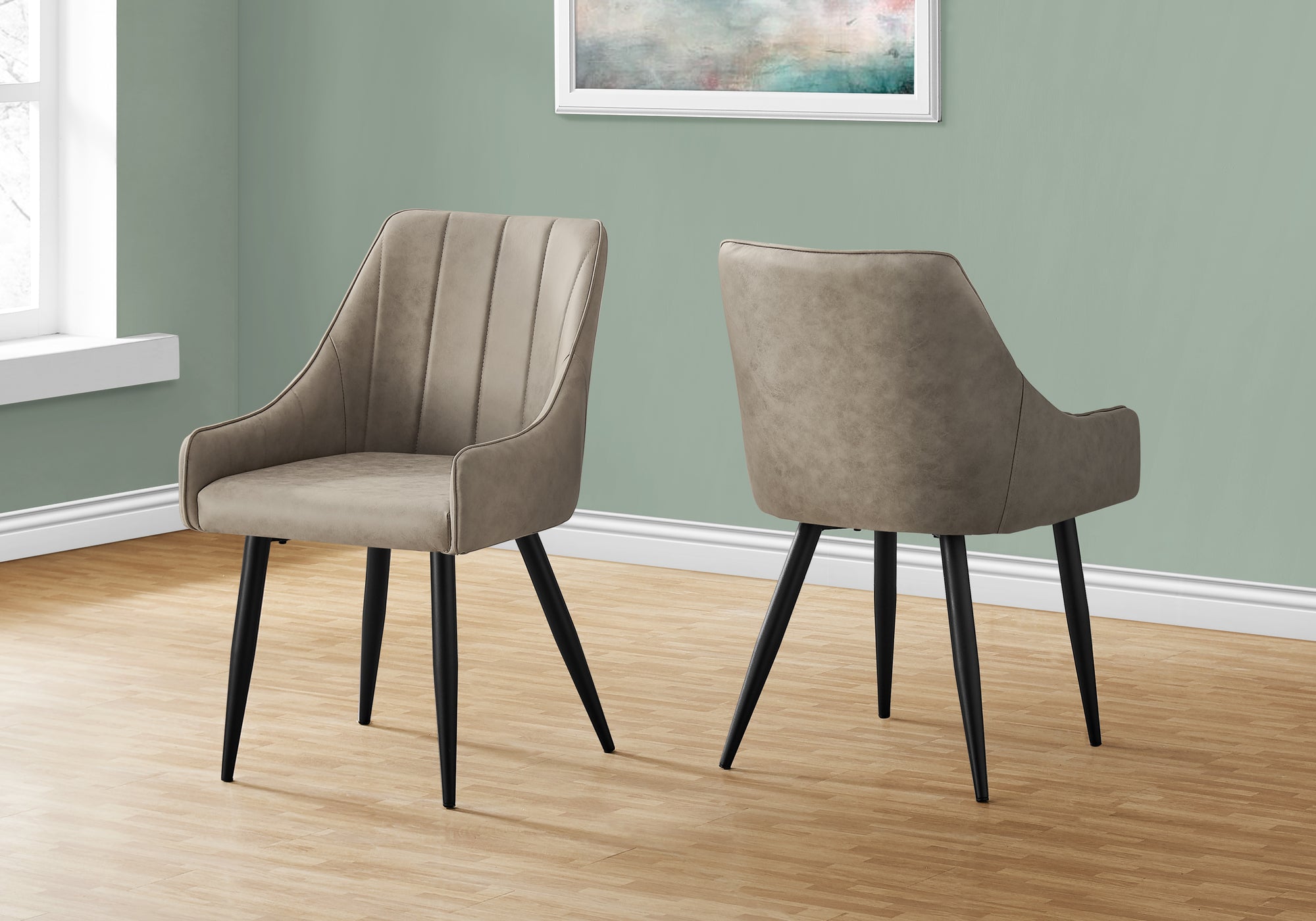 Gillingham - Dining Chair Set Of 2 Side Upholstered Kitchen Dining Room