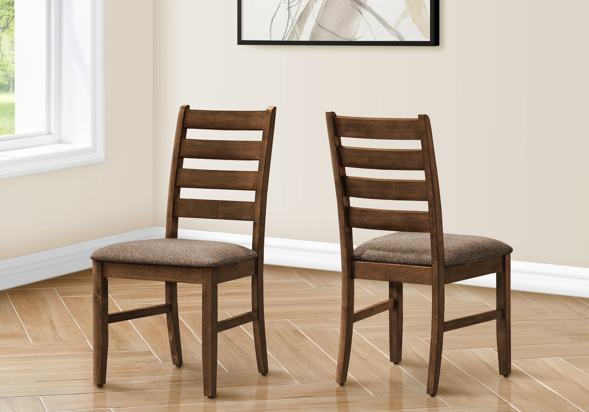 Sloping - Dining Chair 38" Height Dining Room Kitchen Set Of 2