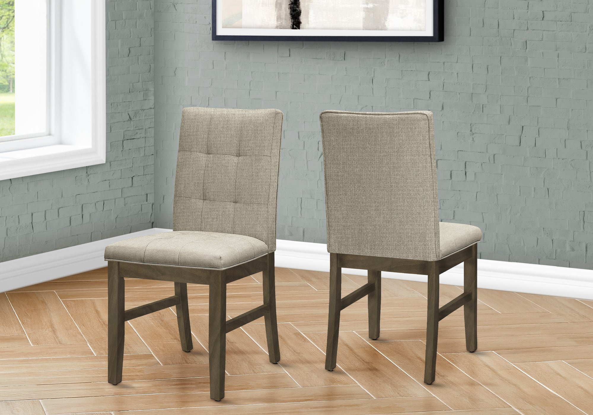 Terrie - Dining Chair 37" Height Set Of 2 Upholstered Dining Room