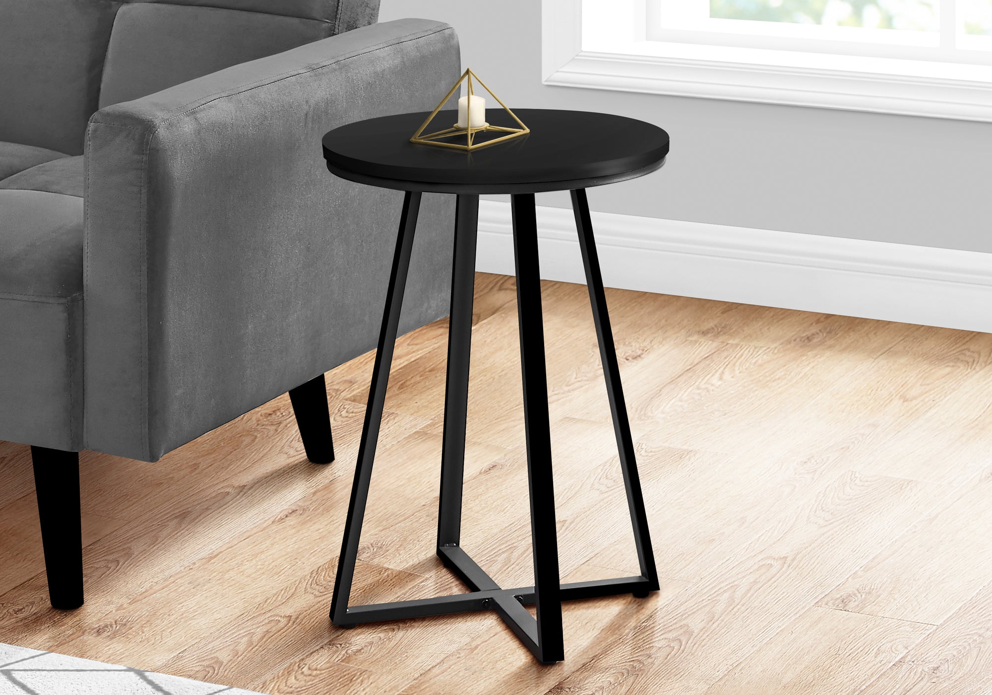 Gaia - Accent Table Side Round End Nightstand Lamp Living Room Bedroom