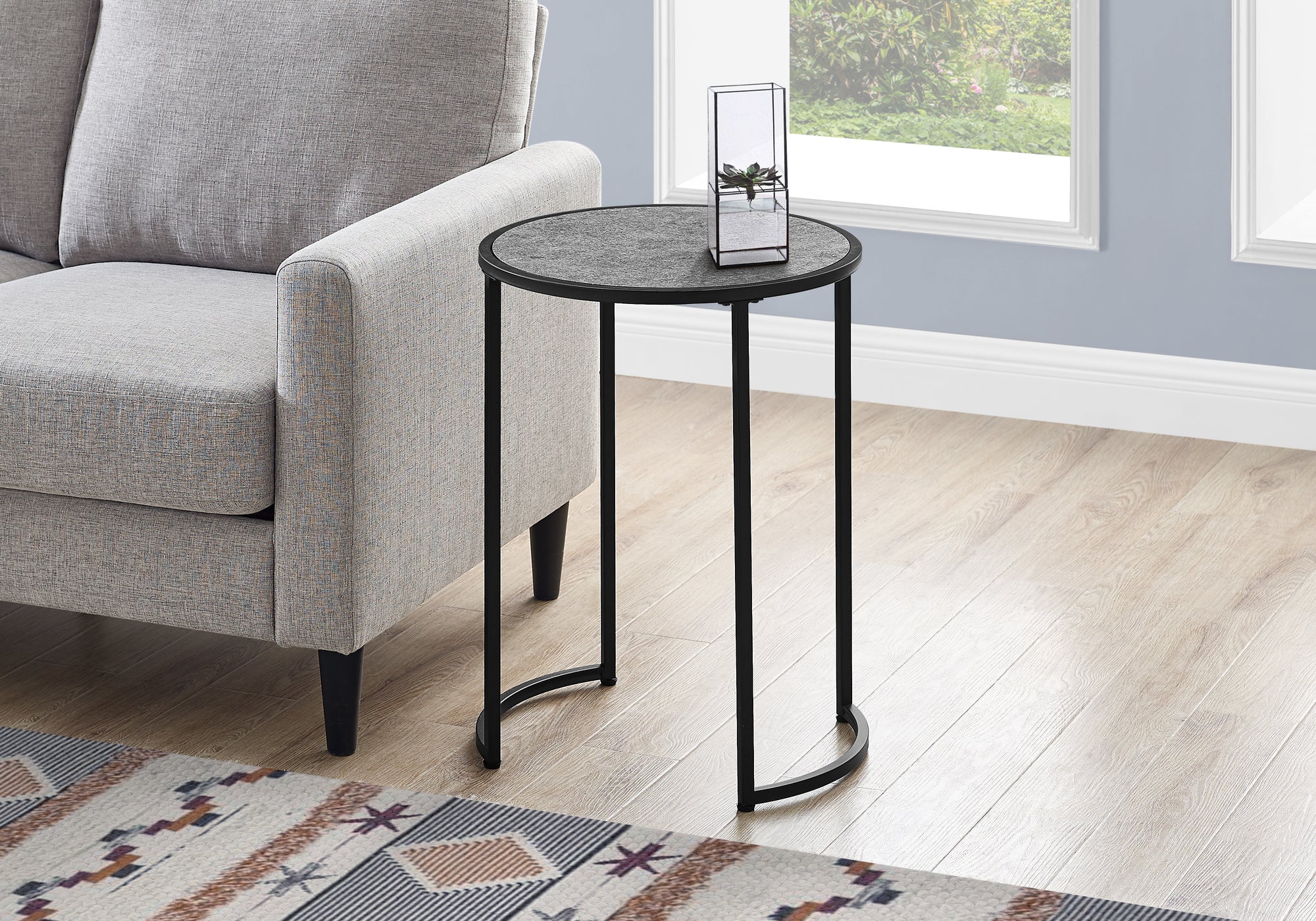 Stagecoach - Accent Table Side Round End Nightstand Lamp Living Room Bedroom