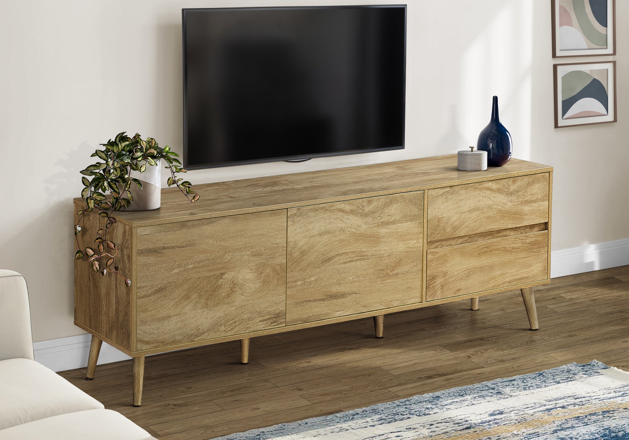 Baltimore - Tv Stand 72 Inch Console Media Entertainment Center Storage Drawers