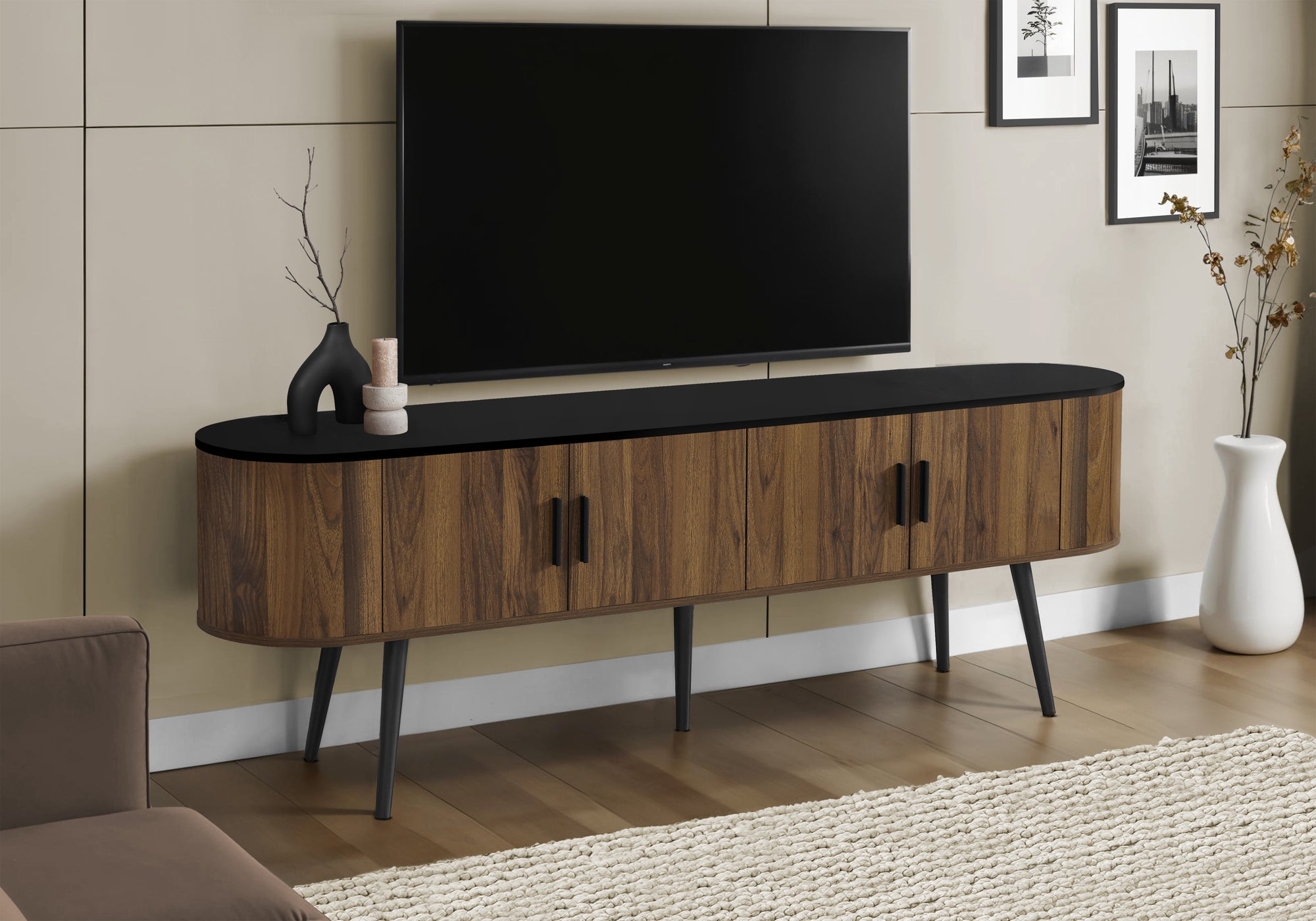 Montreal - Tv Stand 72 Inch Console Bedroom Living Room Media Entertainment