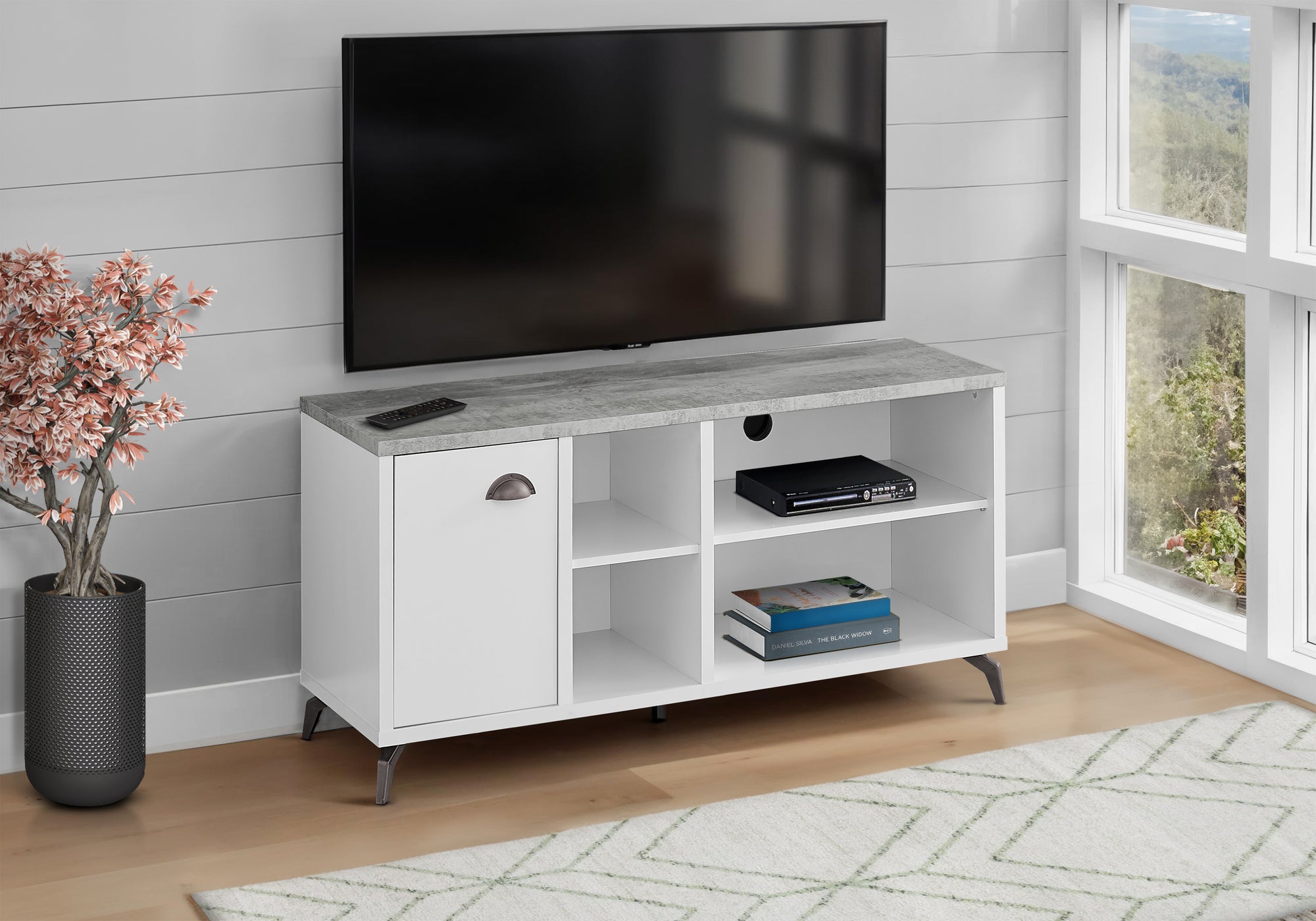Peace - Tv Stand 48 Inch Console Media Entertainment Center Storage Cabinet