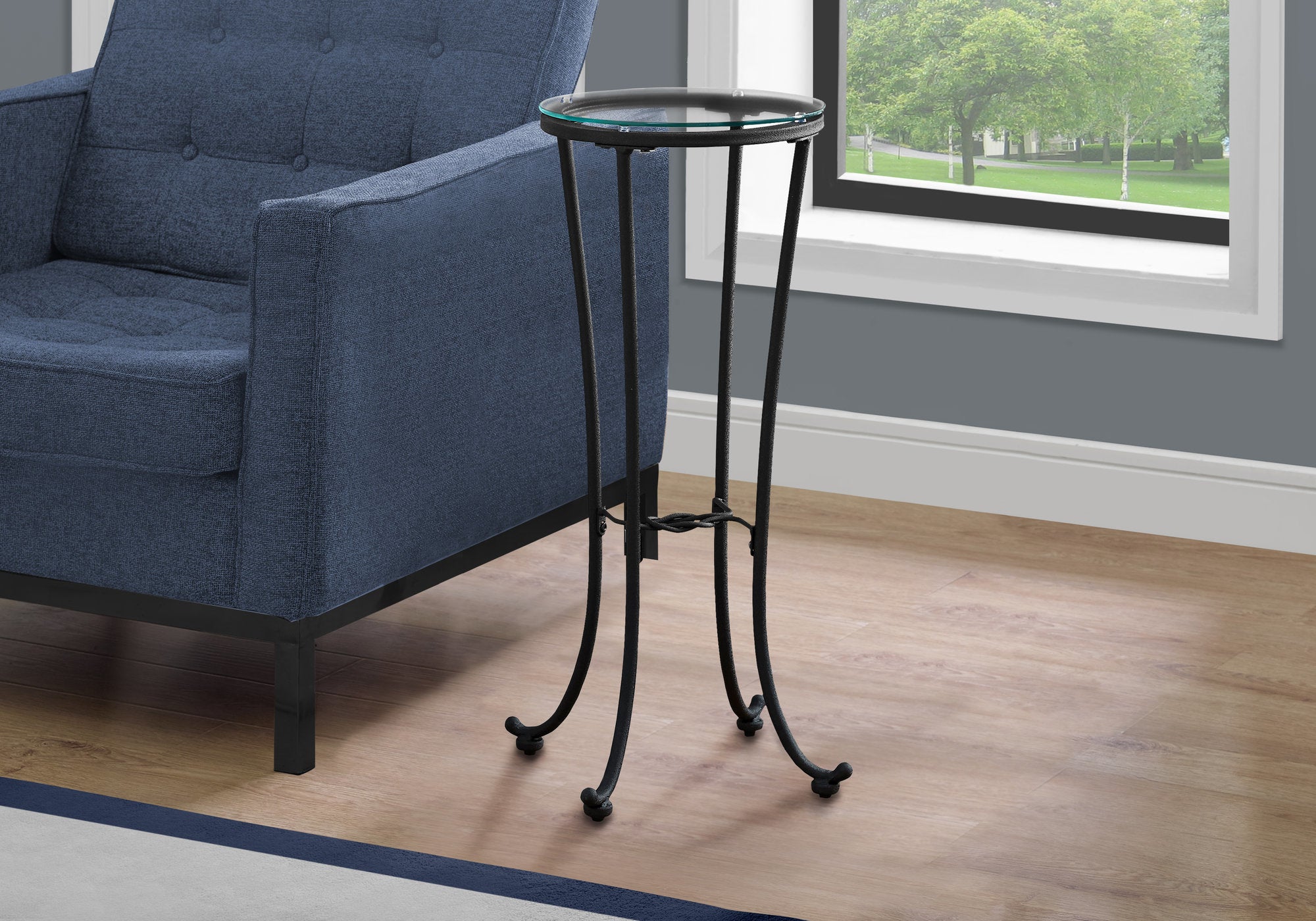 Mars - Accent Table Side End Plant Stand Round Living Room Bedroom