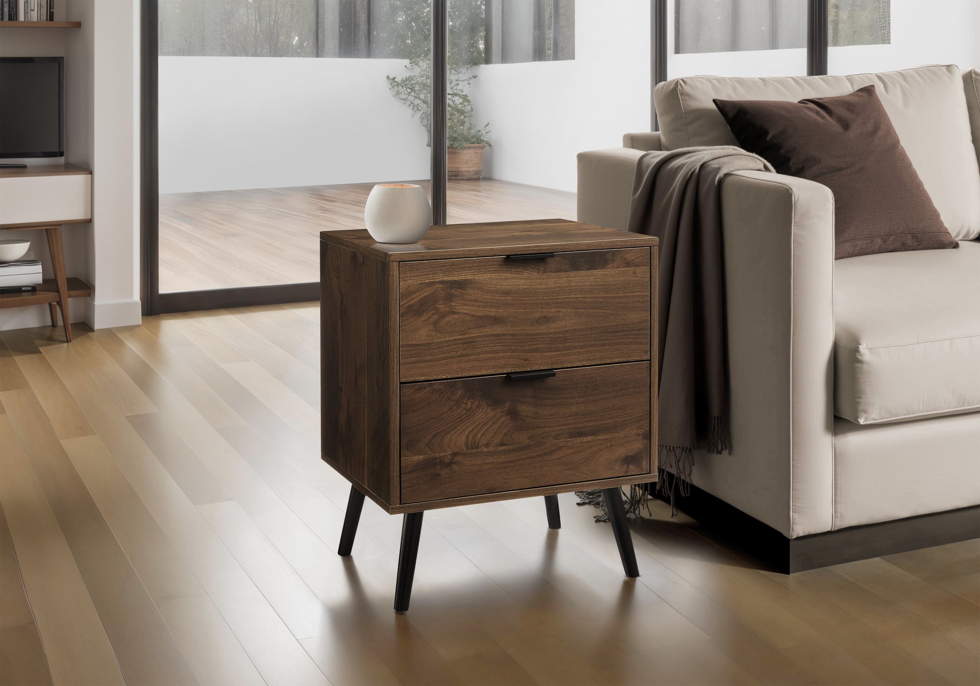 Sandrine - Accent Table Bedroom End Living Room Nightstand Side Table Storage