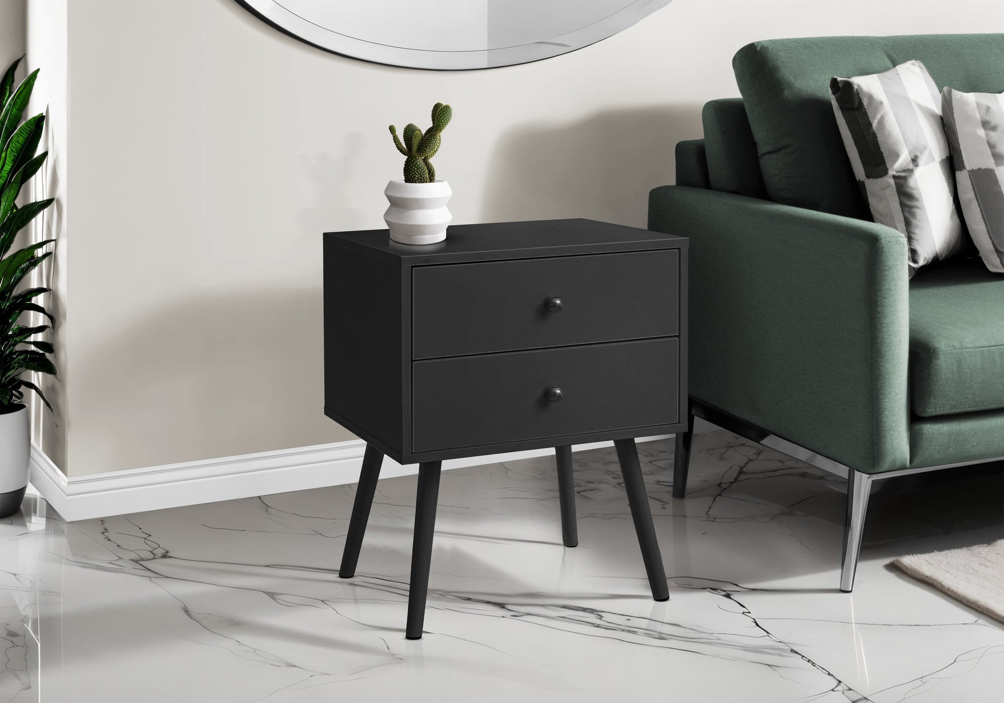 Perris - Accent Table Bedroom End Living Room Nightstand Side Table Storage