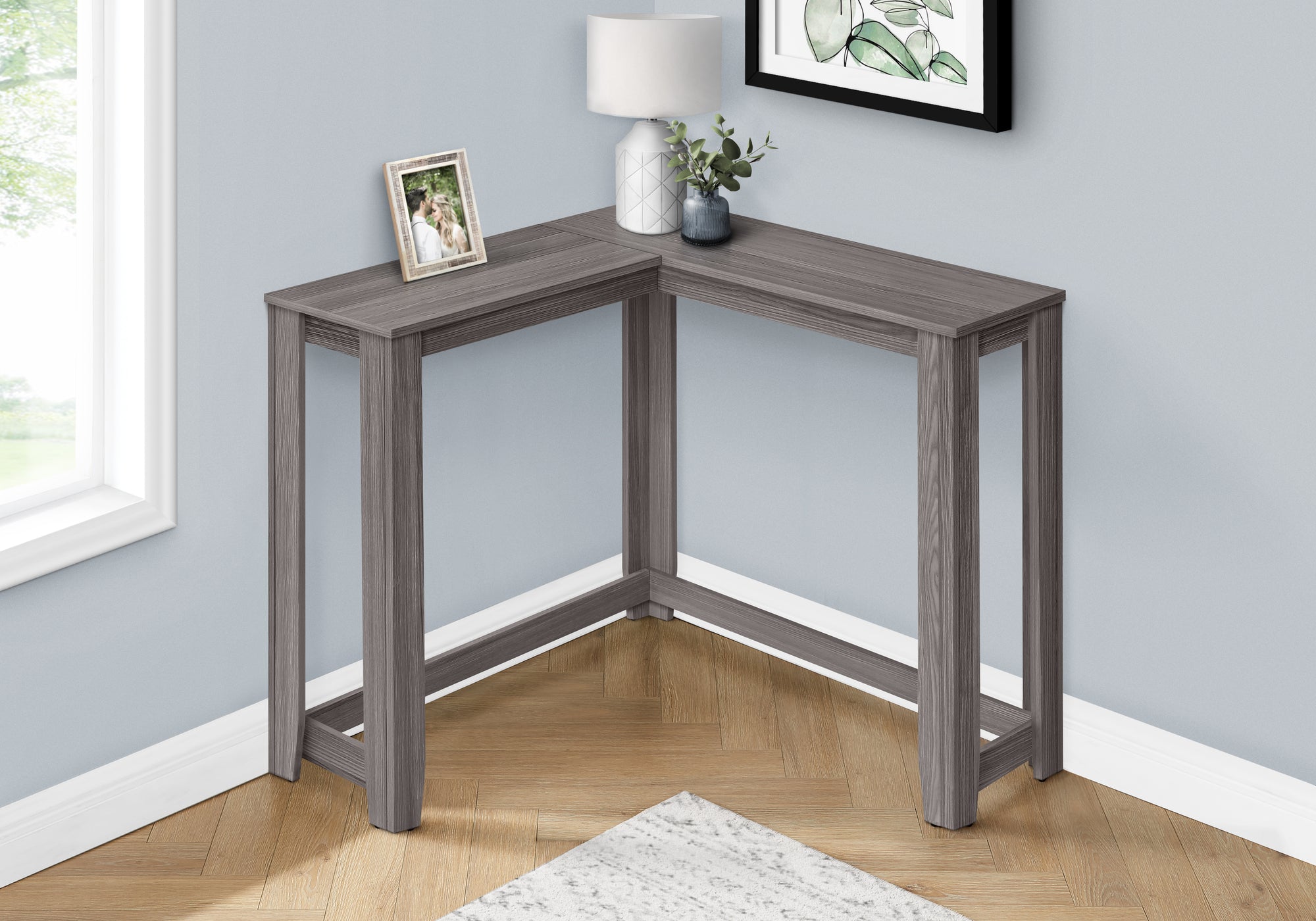 Ilene - Accent Table Console Entryway Narrow Corner Living Room Bedroom Grey