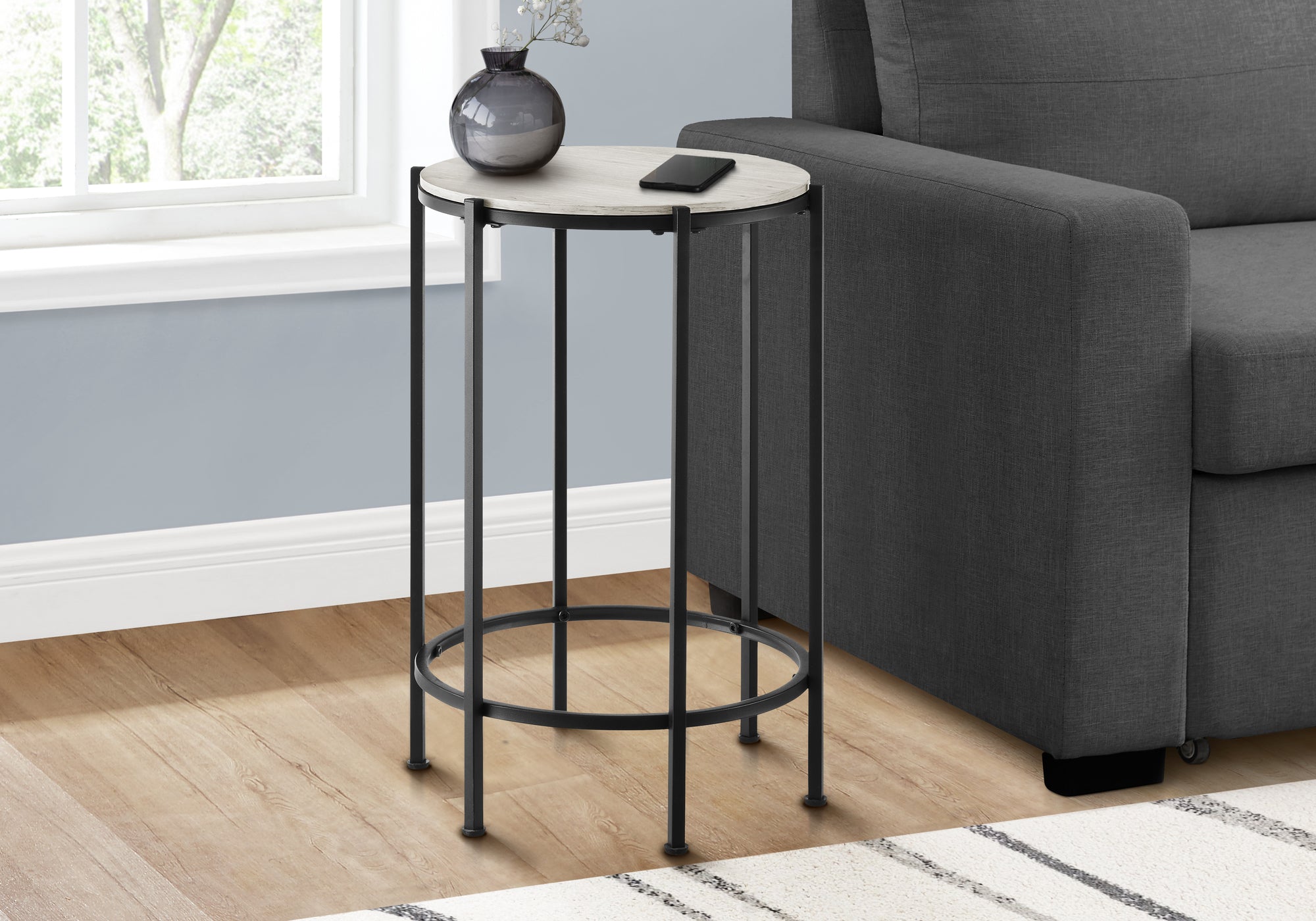Cormier - Accent Table End Round Side Table Small Lamp Living Room