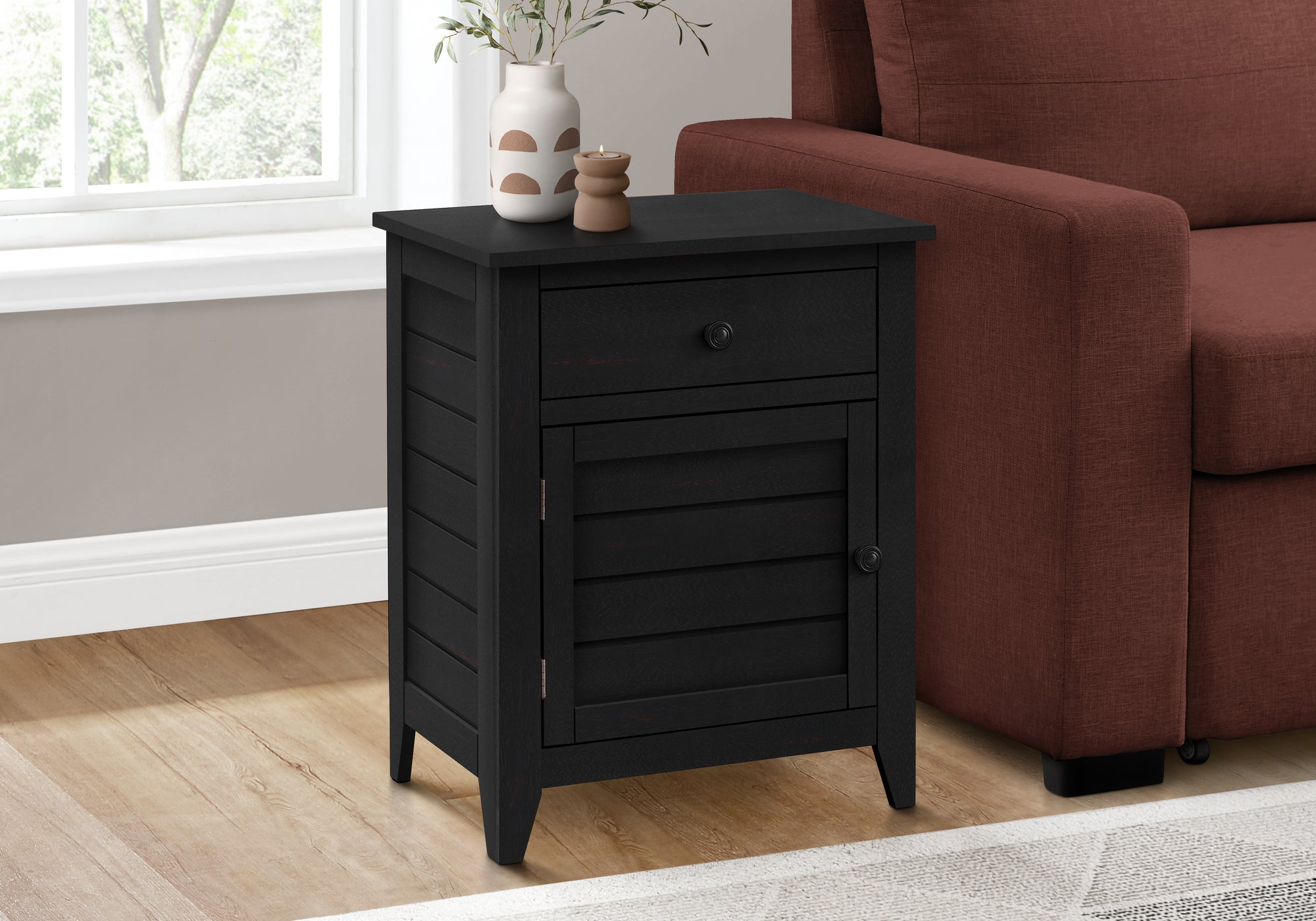 Mariana - Accent Table Nightstand Storage Drawer End Side Table Bedroom Lamp
