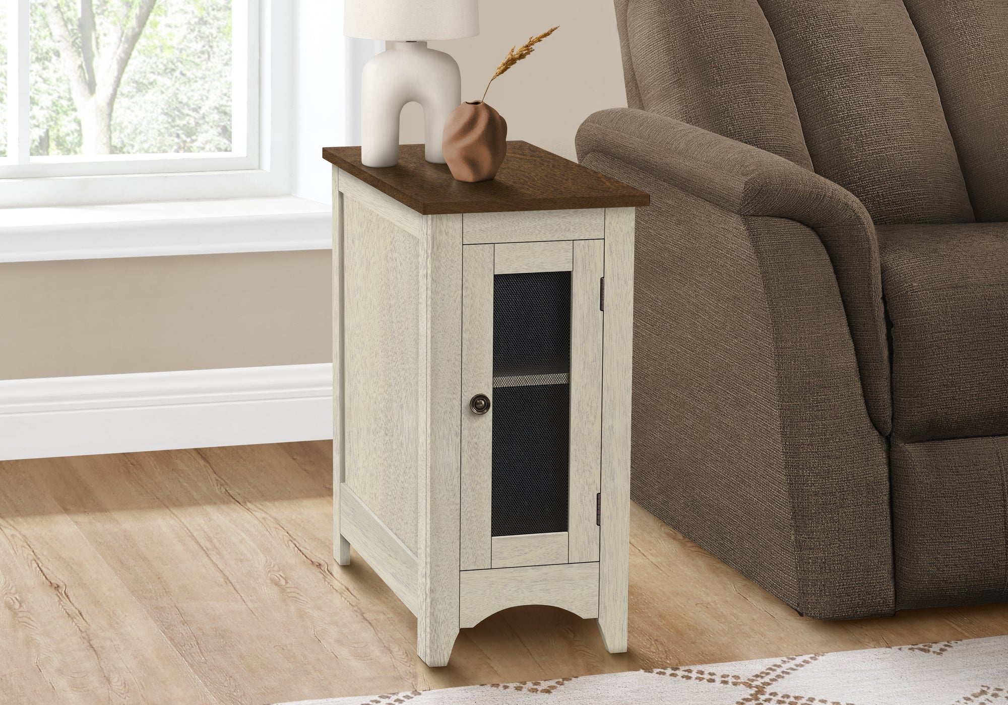 Grange - Accent Table End Side Table Narrow Nightstand Bedroom Lamp Storage