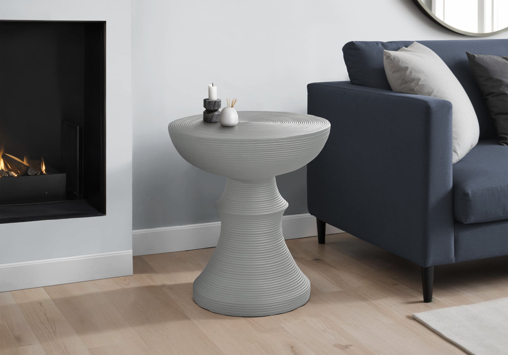 Laure - Accent Table 25"H Indoor Or Outdoor Side Table End Bedroom