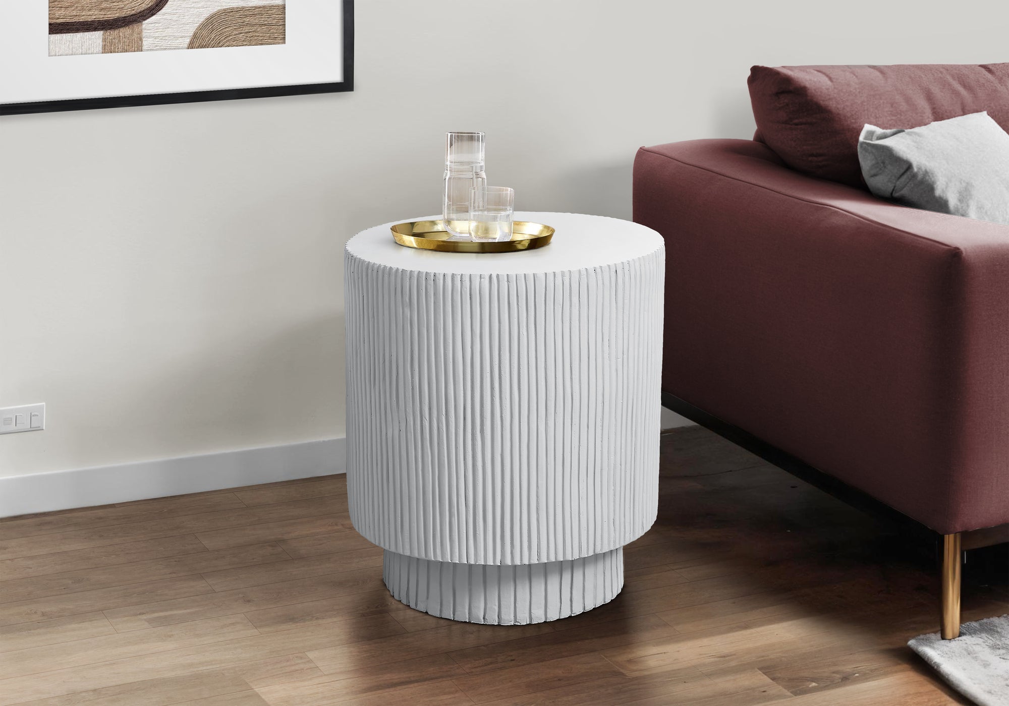 Britte - Accent Table 25"H Indoor Or Outdoor Bedroom End Living Room