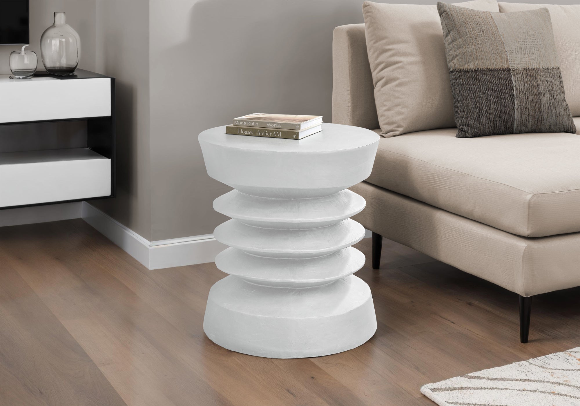 Annalisa - Accent Table 25"H Indoor Or Outdoor Side Table End Bedroom