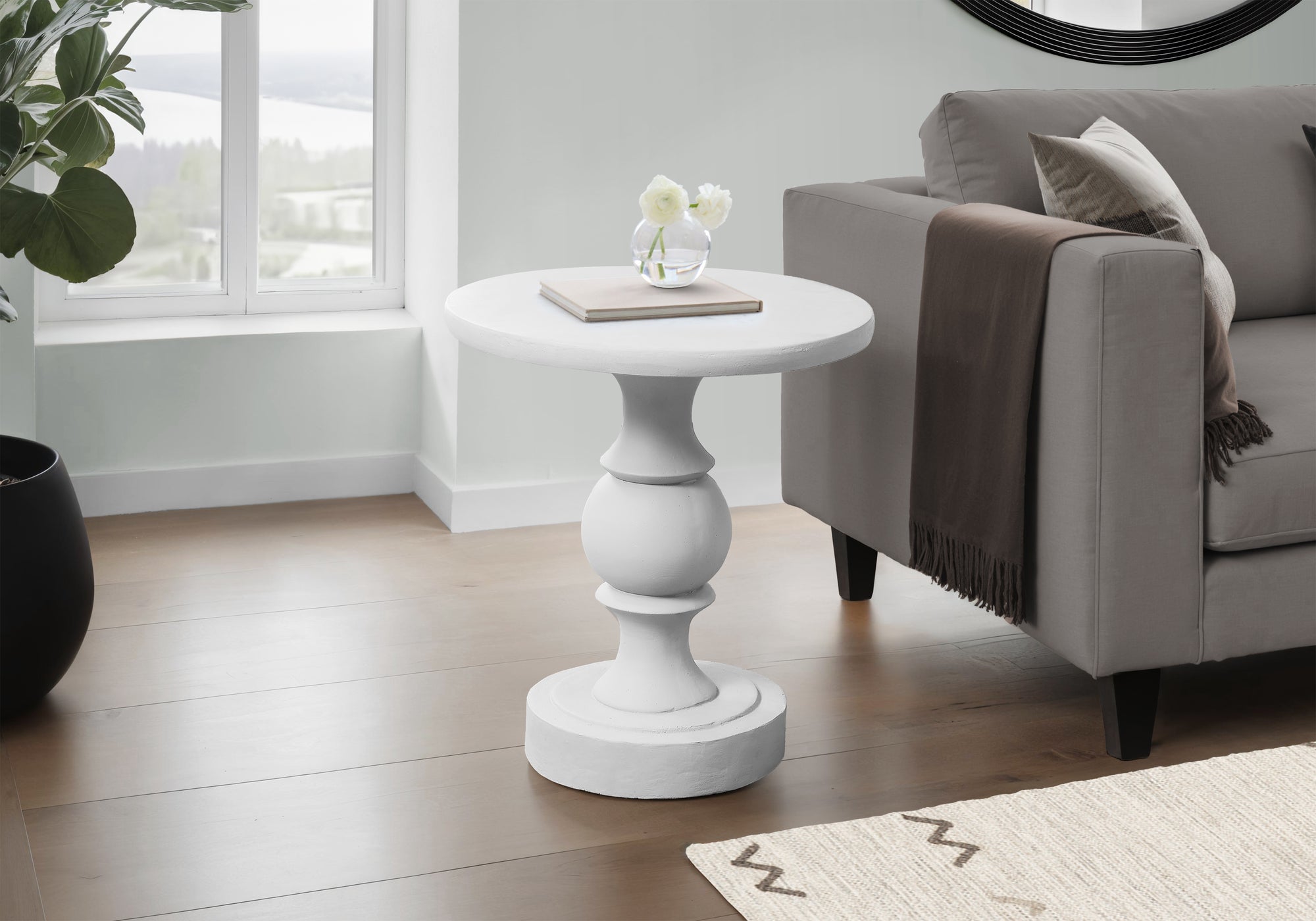 Eveline - Accent Table 25"H Indoor Or Outdoor Bedroom End Living Room