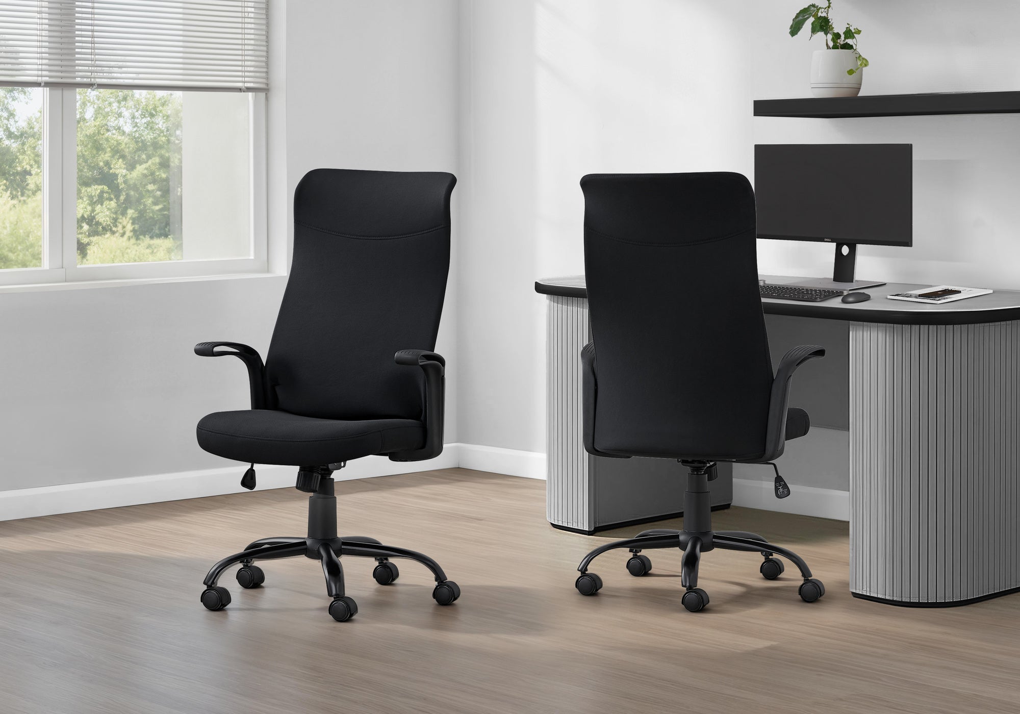 Sari - Office Chair Adjustable Height Swivel Ergonomic Armrests Computer Desk Work