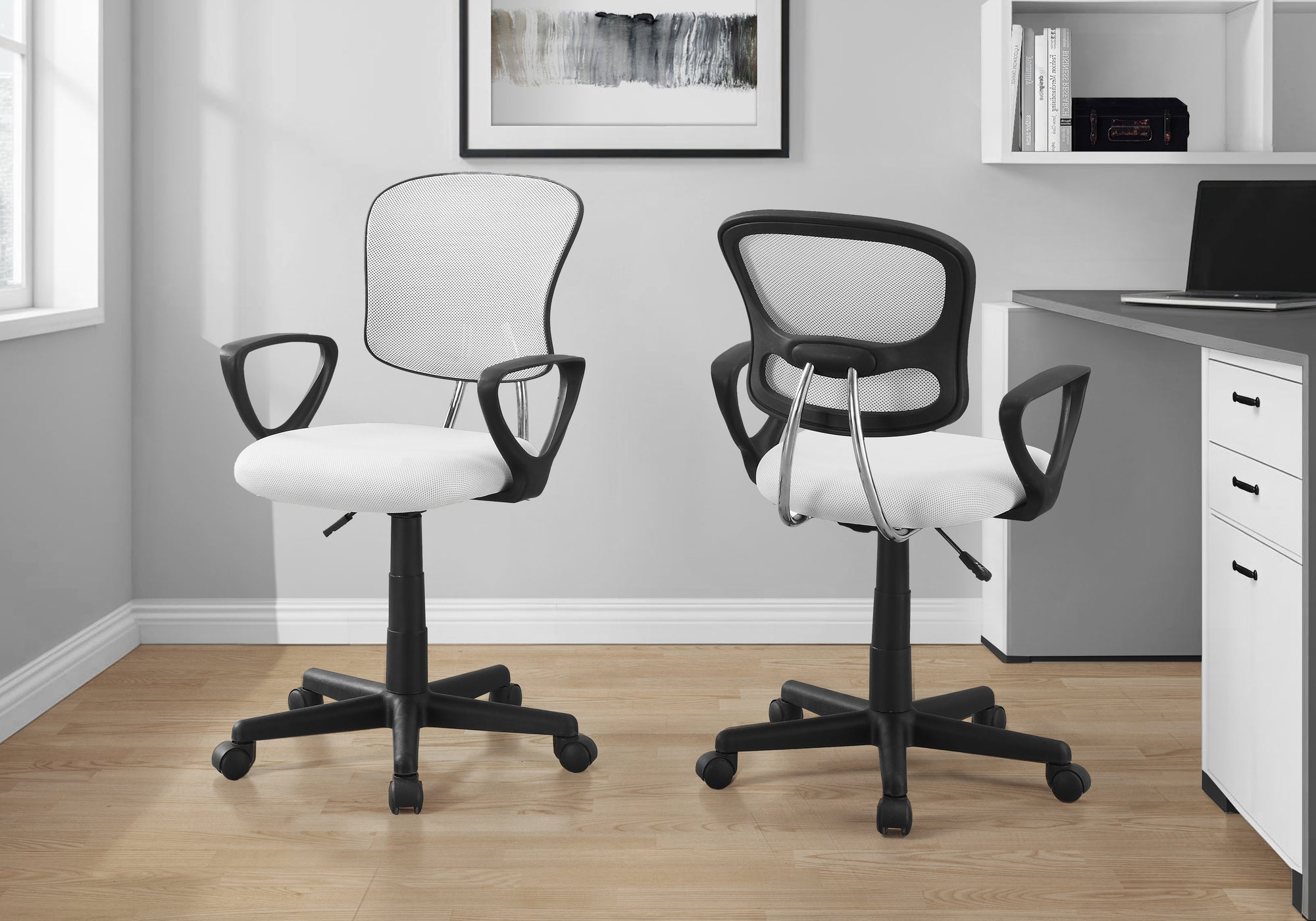 Nami - Office Chair Adjustable Height Swivel Ergonomic Armrests Computer Desk Work