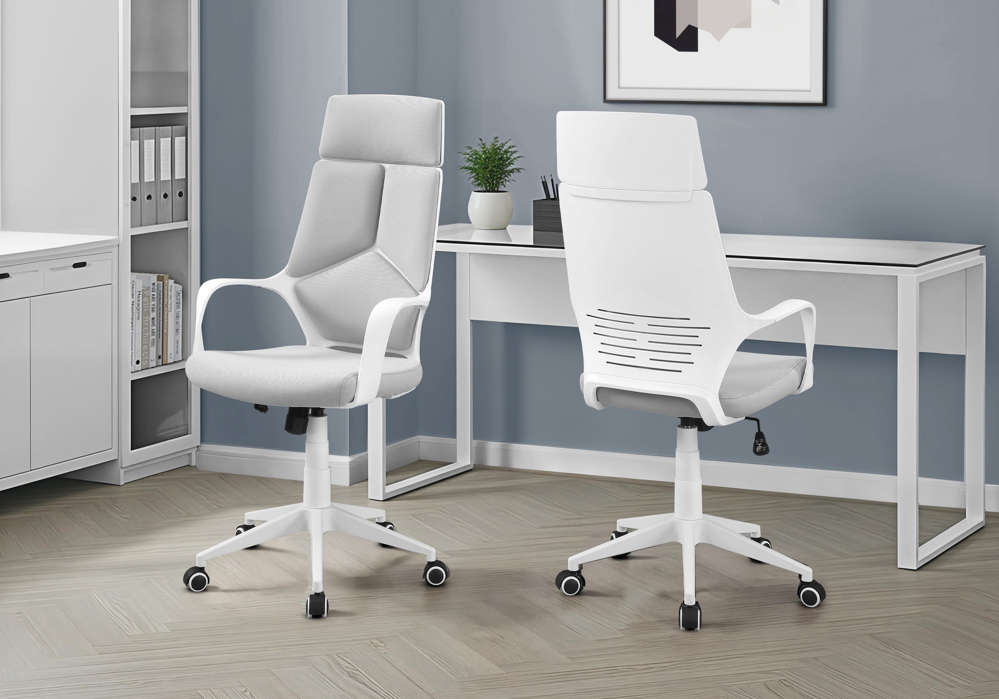 Edona - Office Chair Adjustable Height Swivel Ergonomic Armrests Computer Desk Work