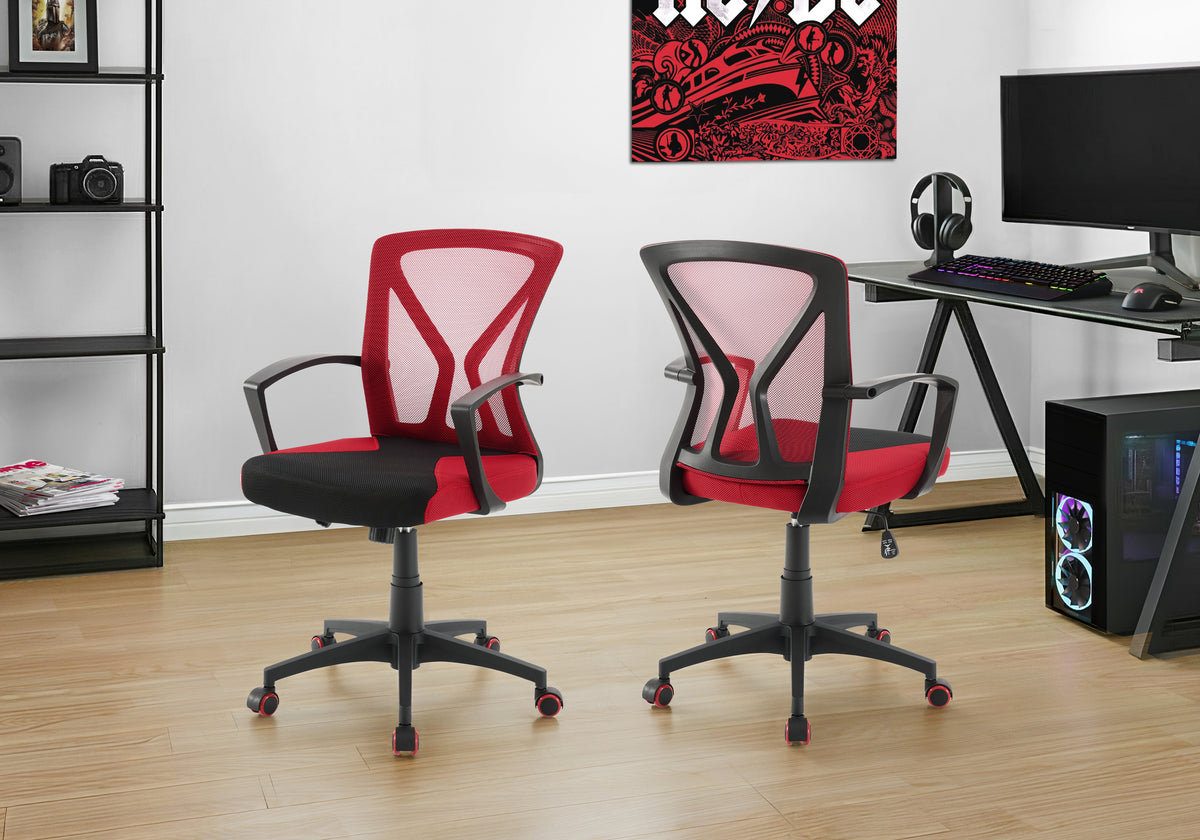 Nissa - Office Chair Adjustable Height Swivel Ergonomic Armrests Computer Desk Work