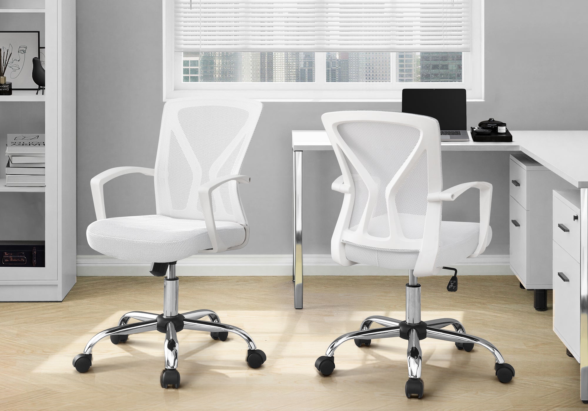 Sheraton - Office Chair Adjustable Height Swivel Ergonomic Armrests Computer Desk Work